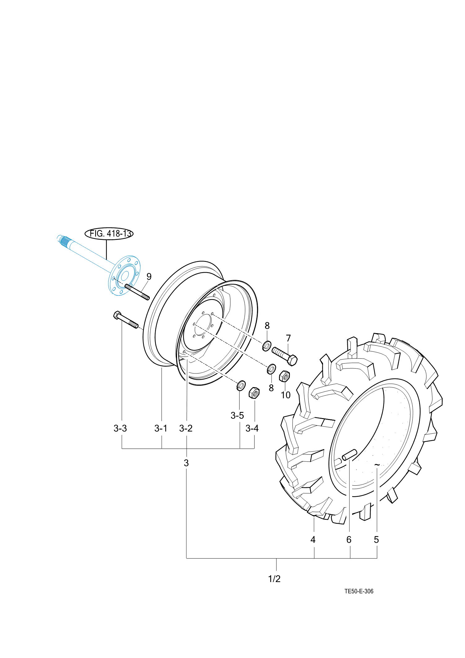306 - REAR WHEEL 306 - REAR WHEEL
