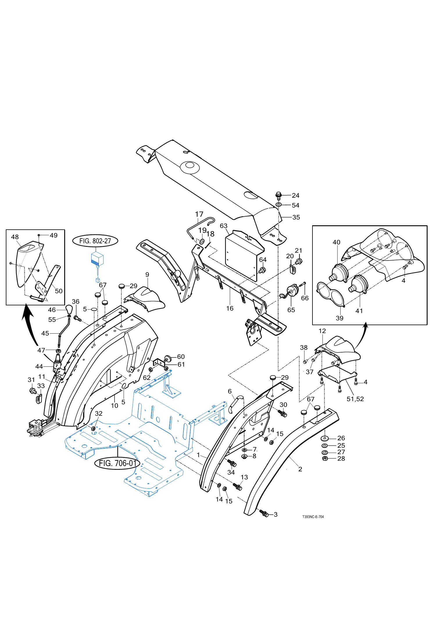 704 - FENDER & REAR FRAME 704 - FENDER & REAR FRAME