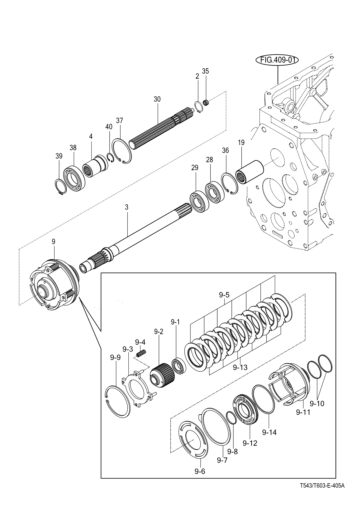 405 - P.T.O DRIVE SHAFT