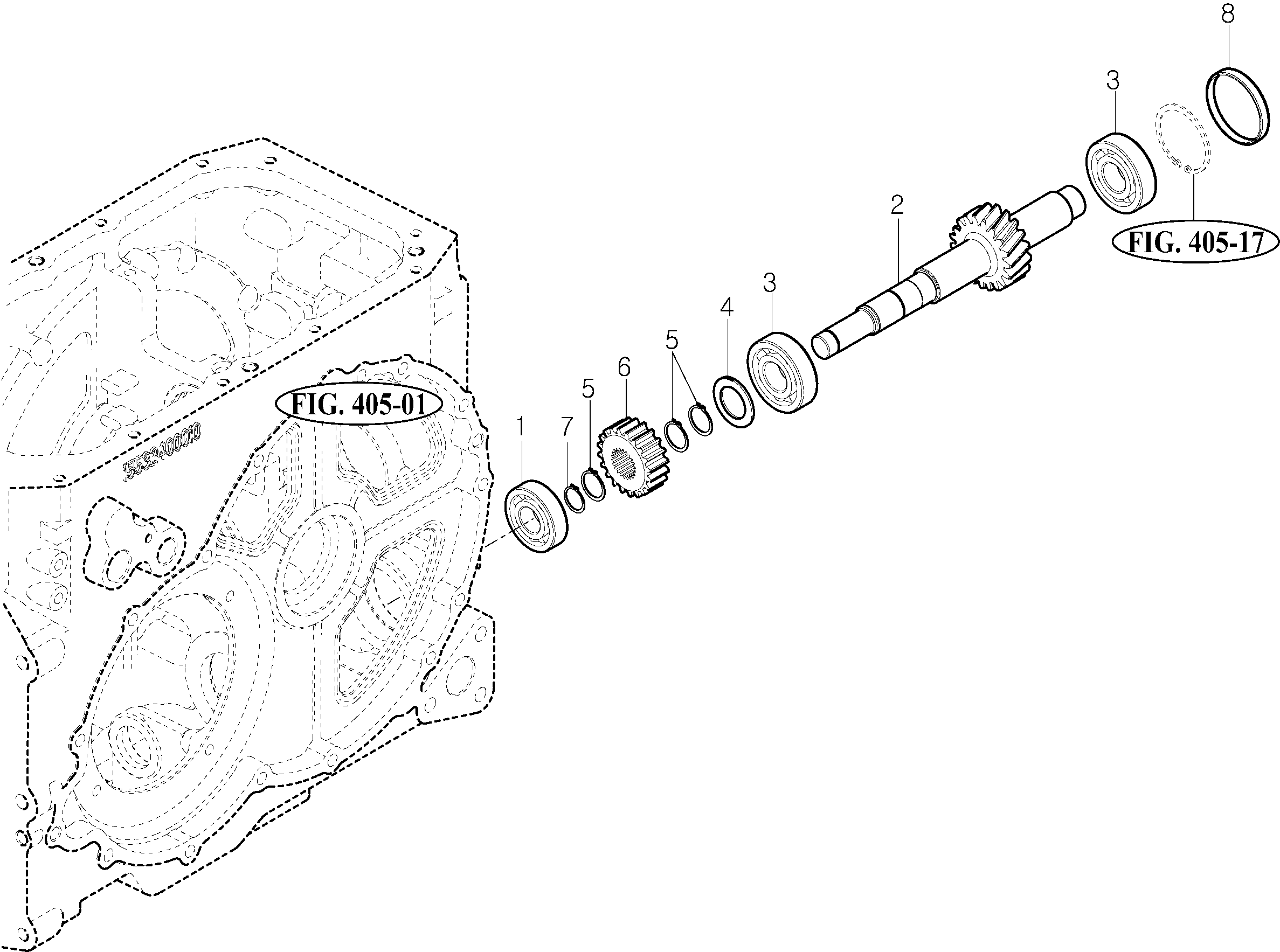 415 - MID P.T.O DRIVE (OPTION) 415 - MID P.T.O DRIVE (OPTION)