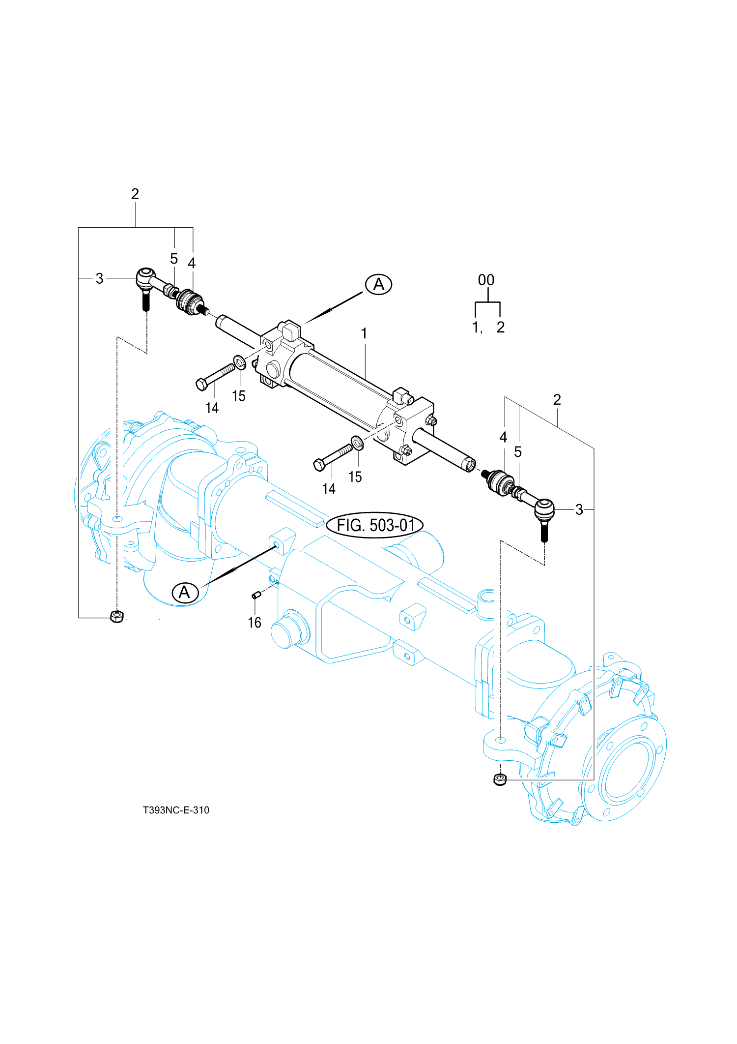 310 - STEERING CYLINDER