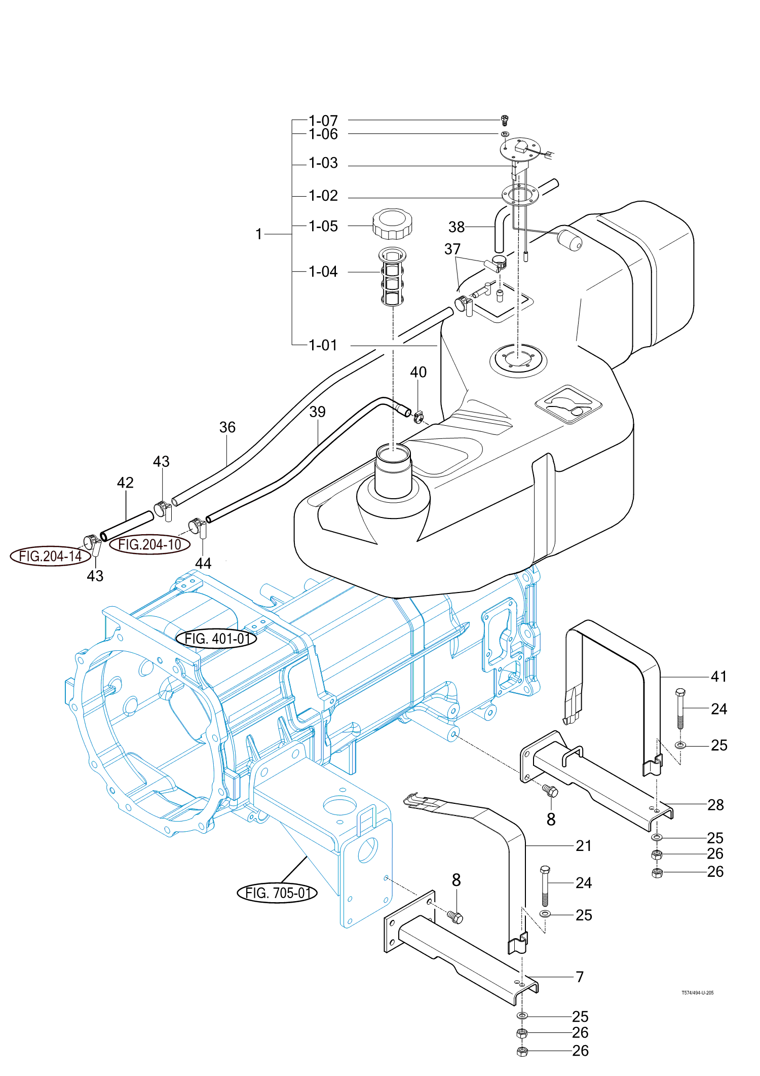 205 - FUEL TANK