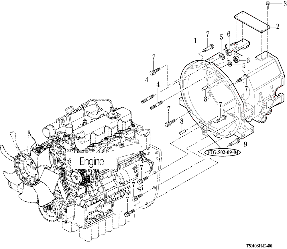 401 - TRANSMISSION FRONT CASE