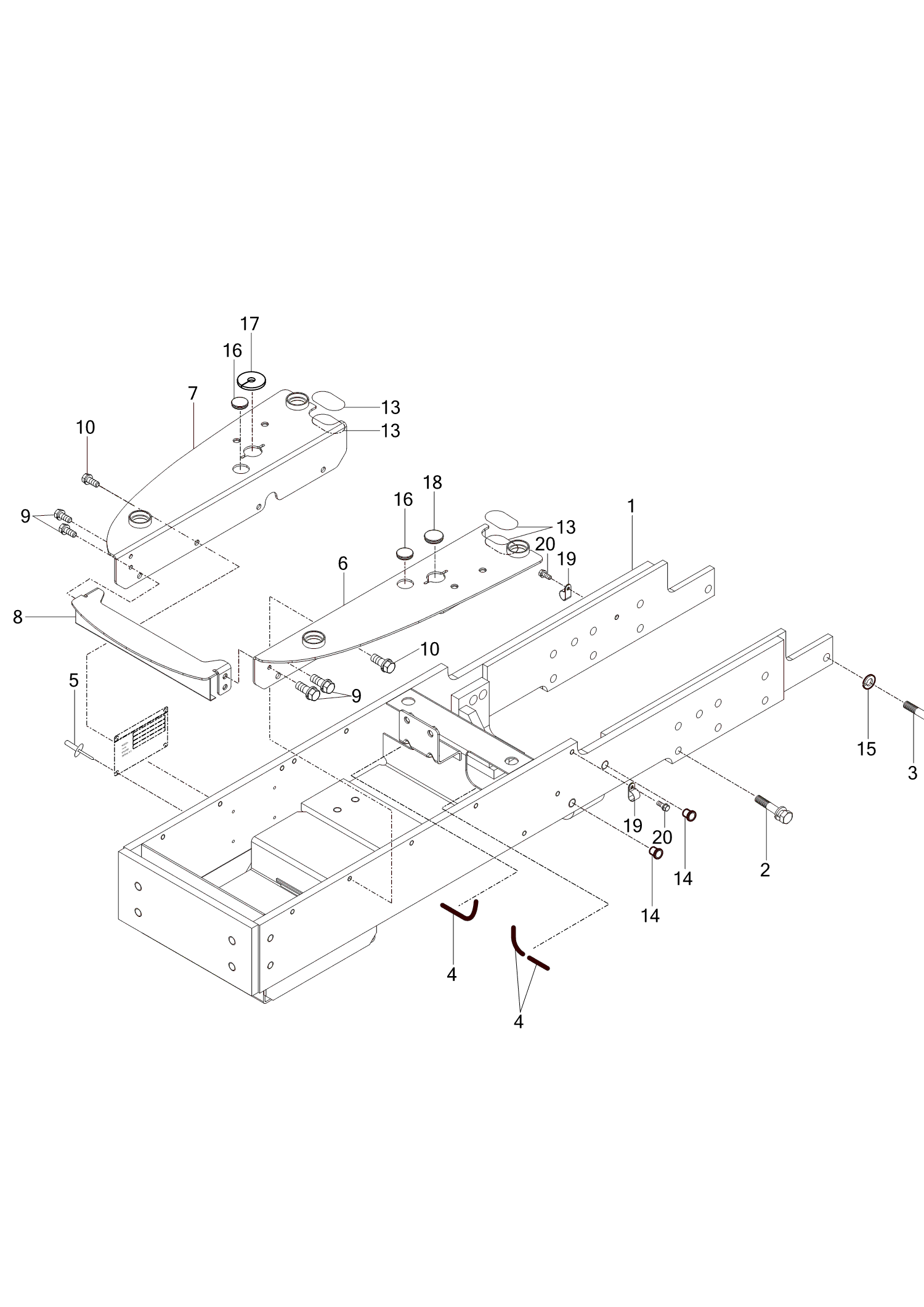 501 - FRONT AXLE SUPPORT