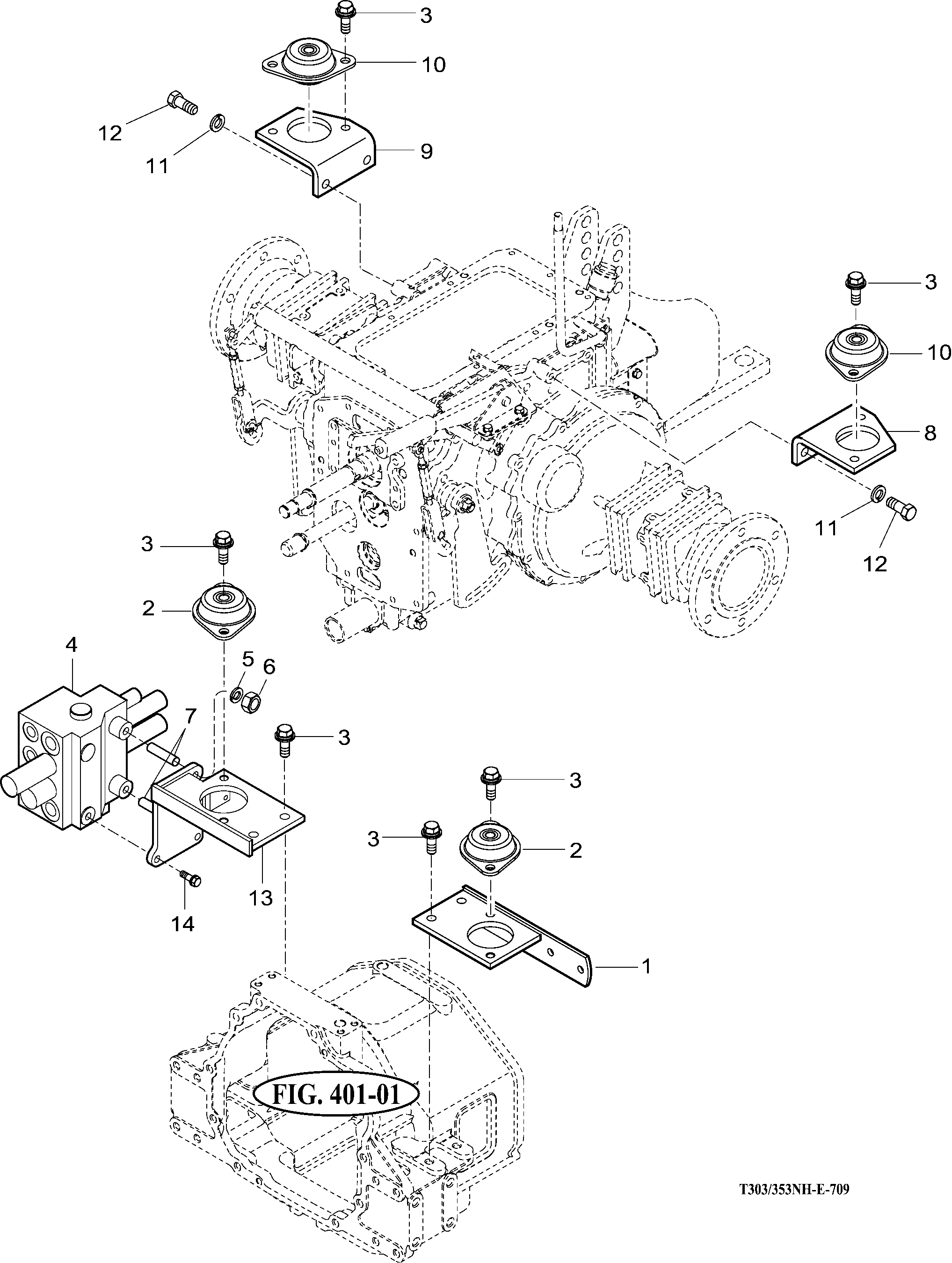 709 - FLOOR MOUNTING