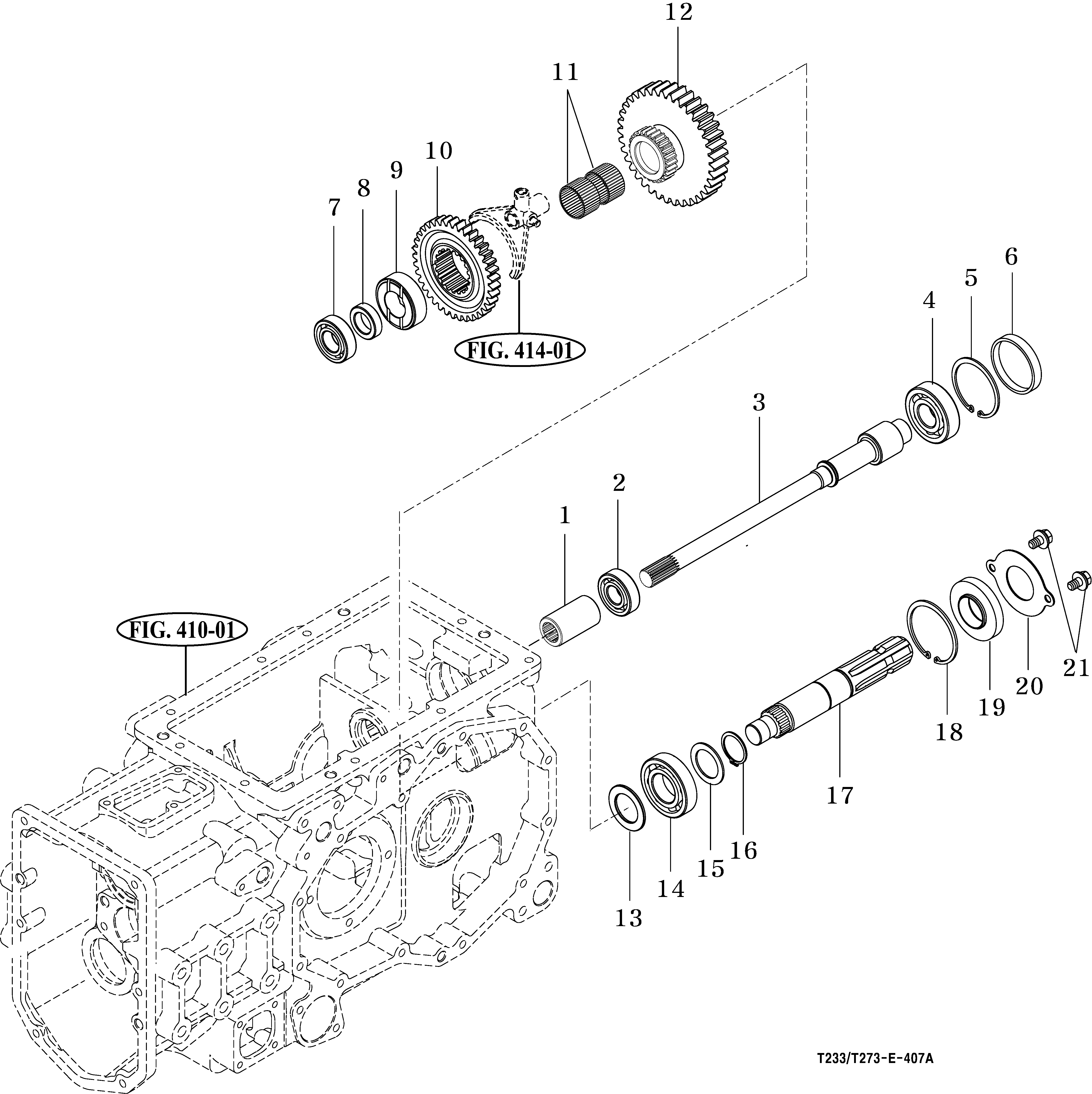 407 - P.T.O SHAFT