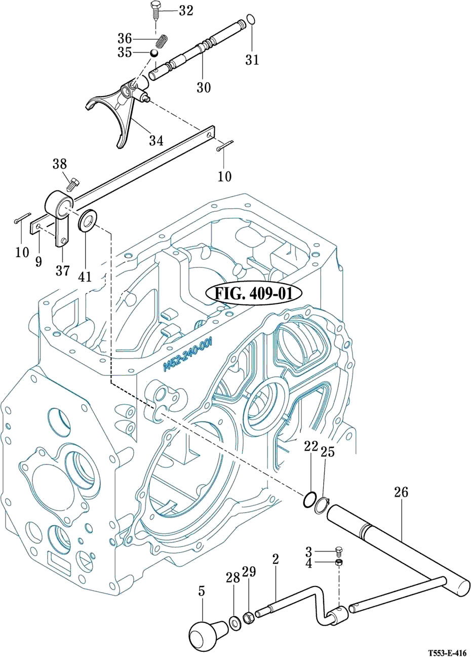 416 - P.T.O CHANGE SHIFTER