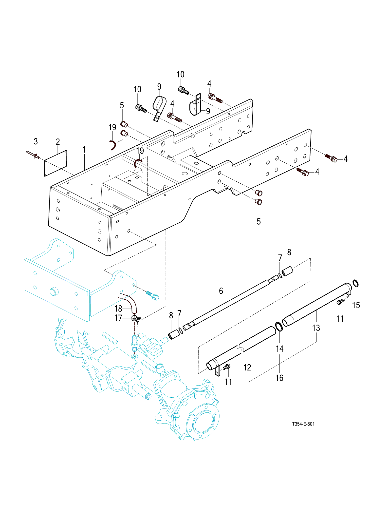 501 - FRONT AXLE BRACKET