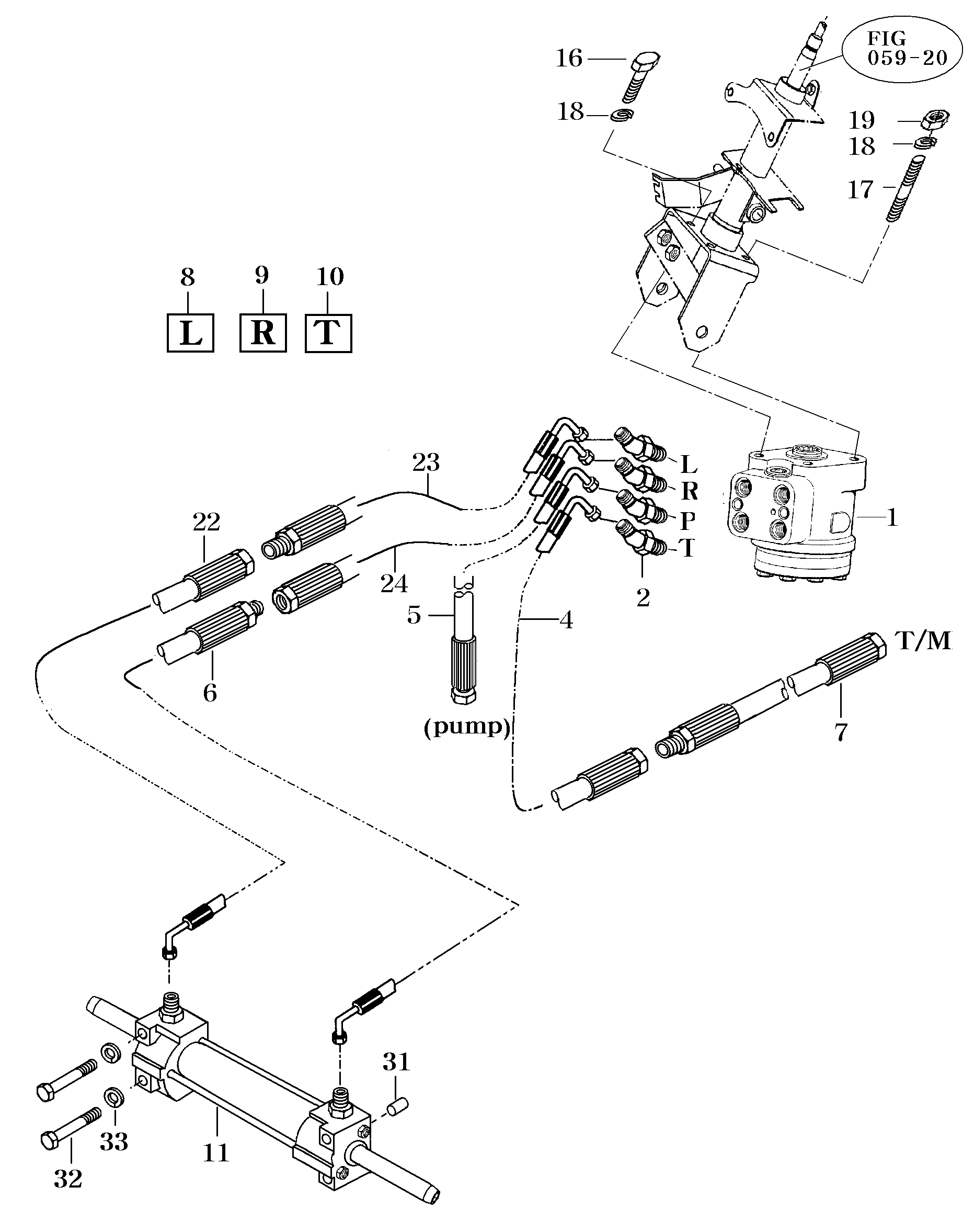 062 - STEERING VALVE & CYLINDER
