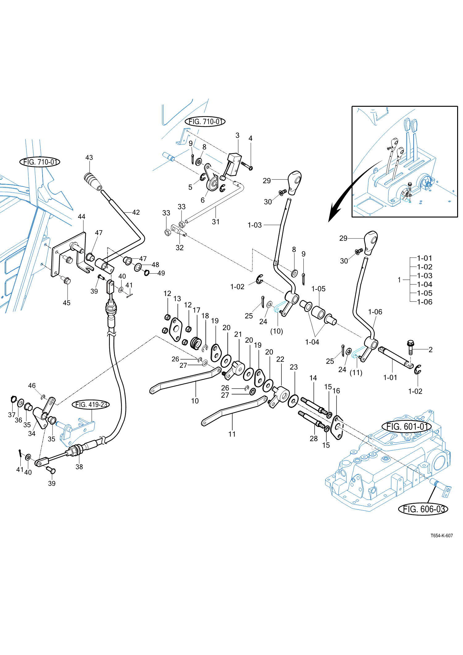 607 - POSITION & DRAFT LEVER (2020-12-04 ~)