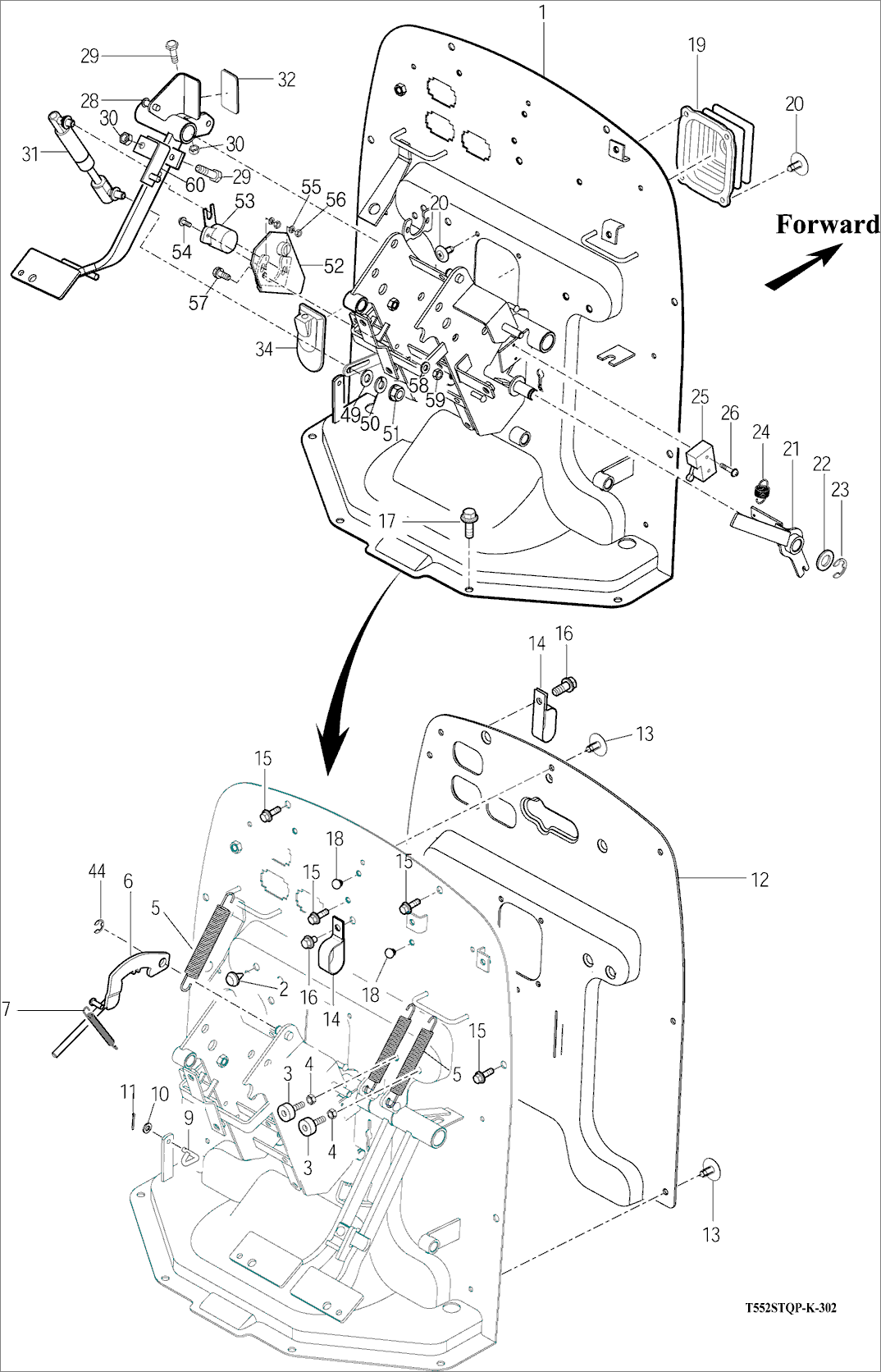 302 - CLUTCH PEDAL