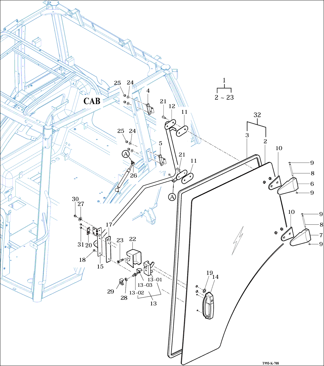 708 - DOOR-LH