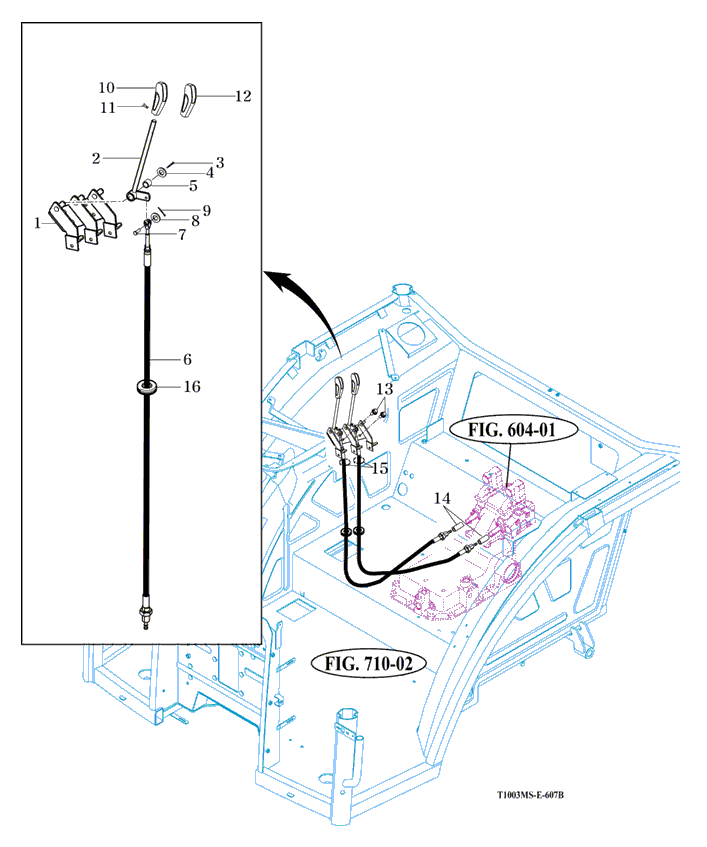 607-2 - LEVER SUB, AUX