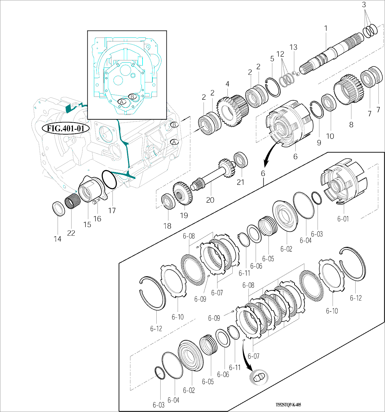 405 - 4WD & DISTRIBUTION GEARS