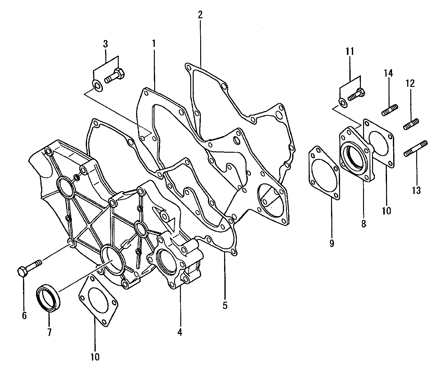 110 - TIMING GEAR CASE