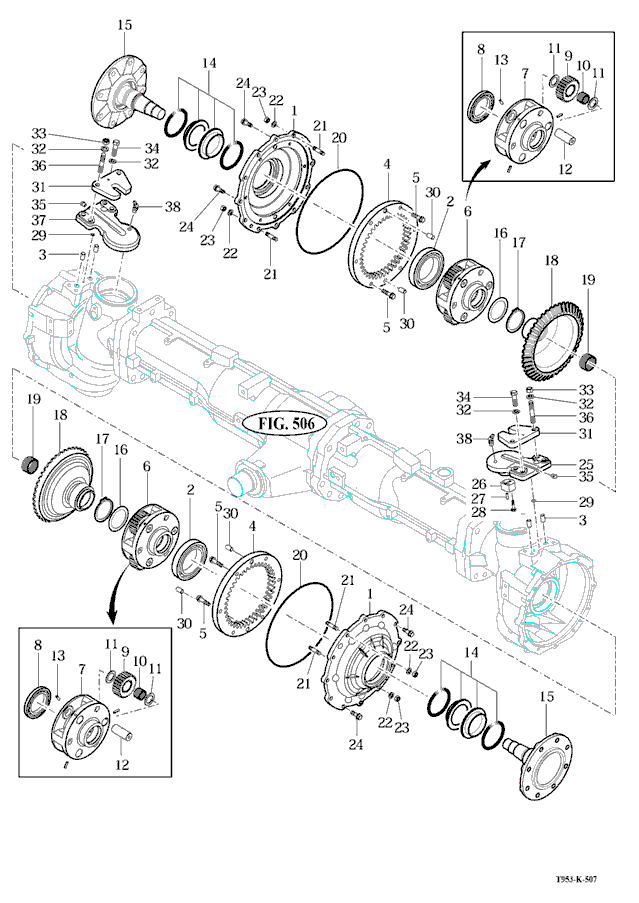 507 - FRONT GEAR CASE (3) 507 - FRONT GEAR CASE (3)