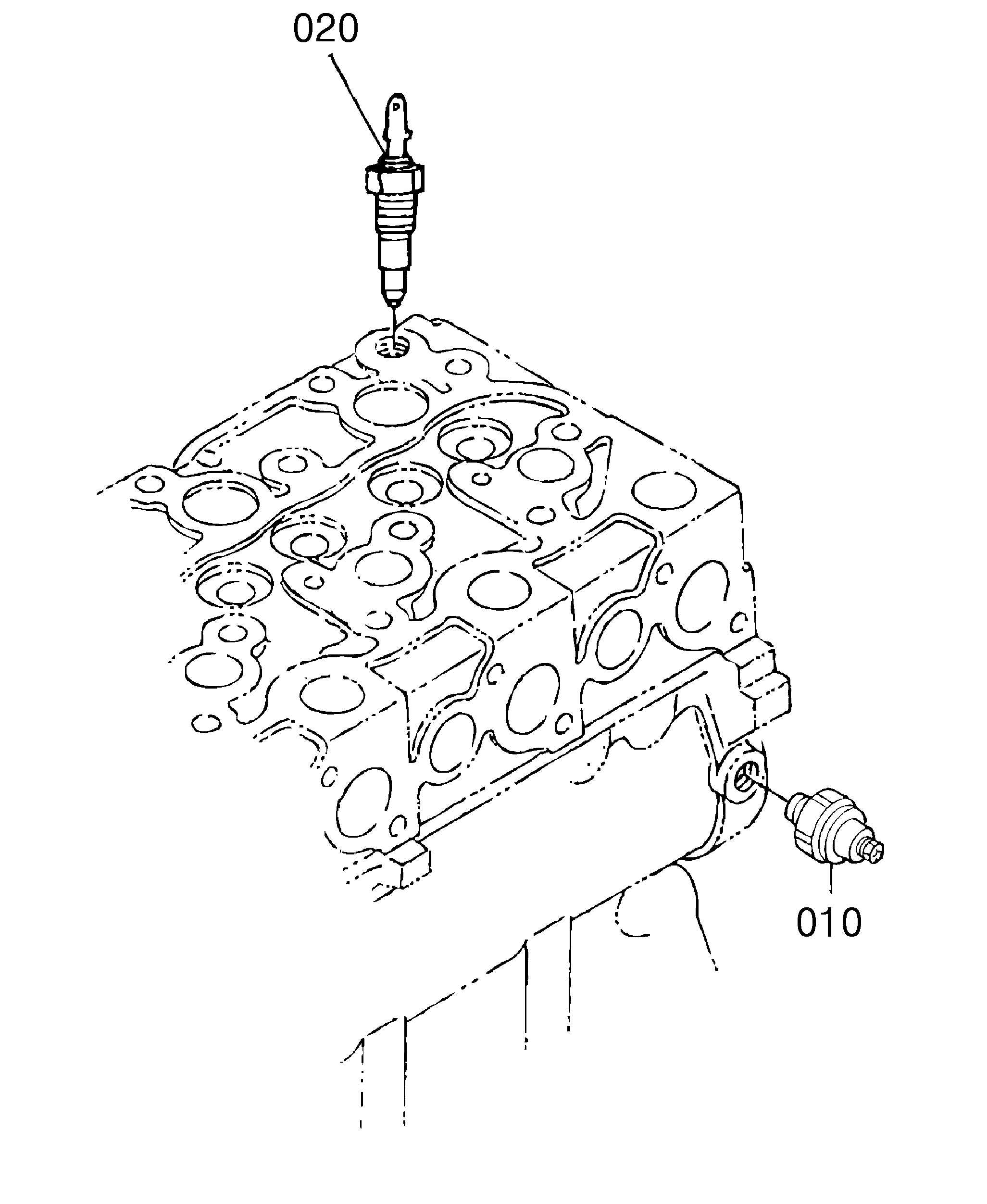 406 - OIL SWITCH & THERMOMETER