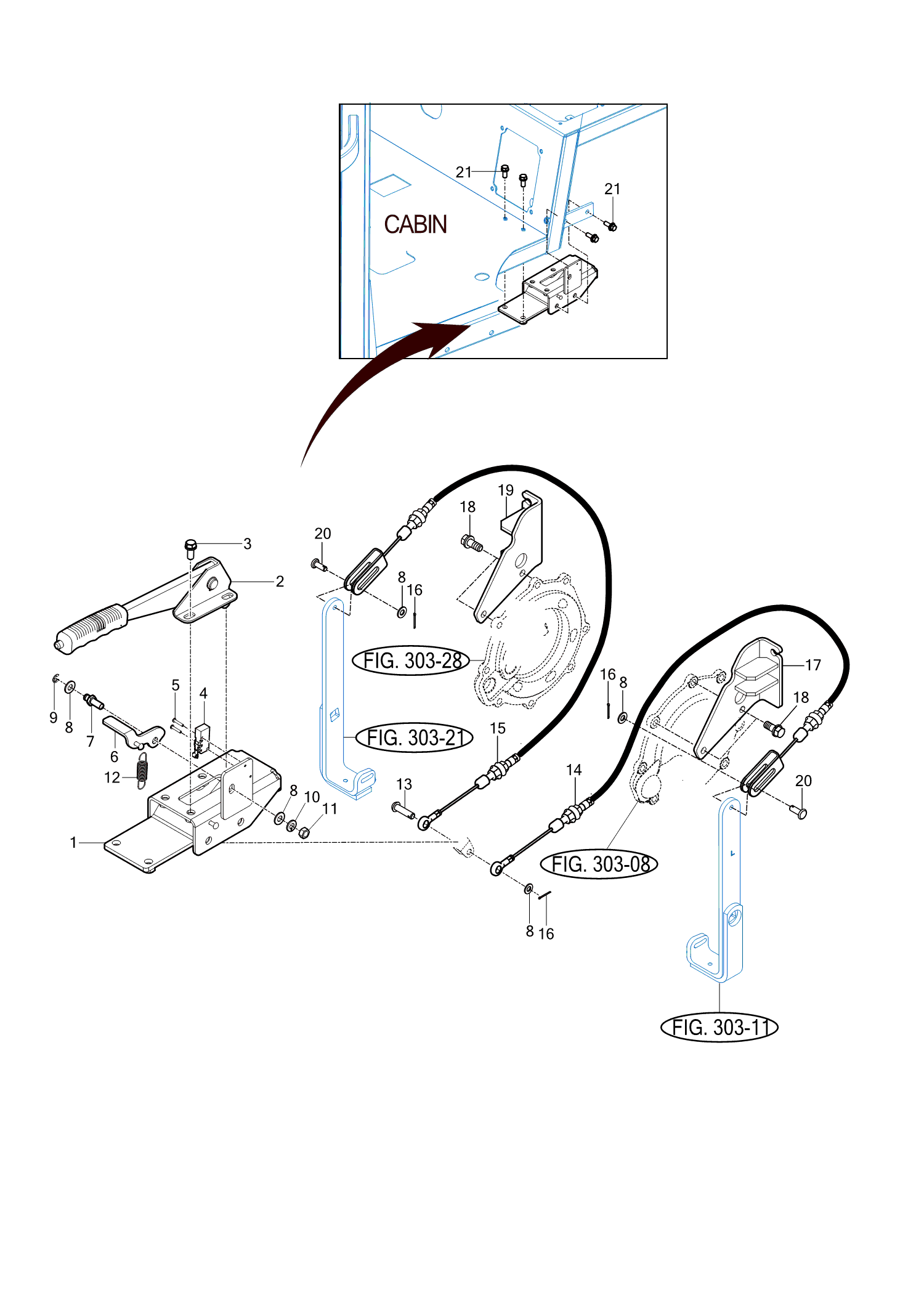 311 - HAND BRAKE 311 - HAND BRAKE
