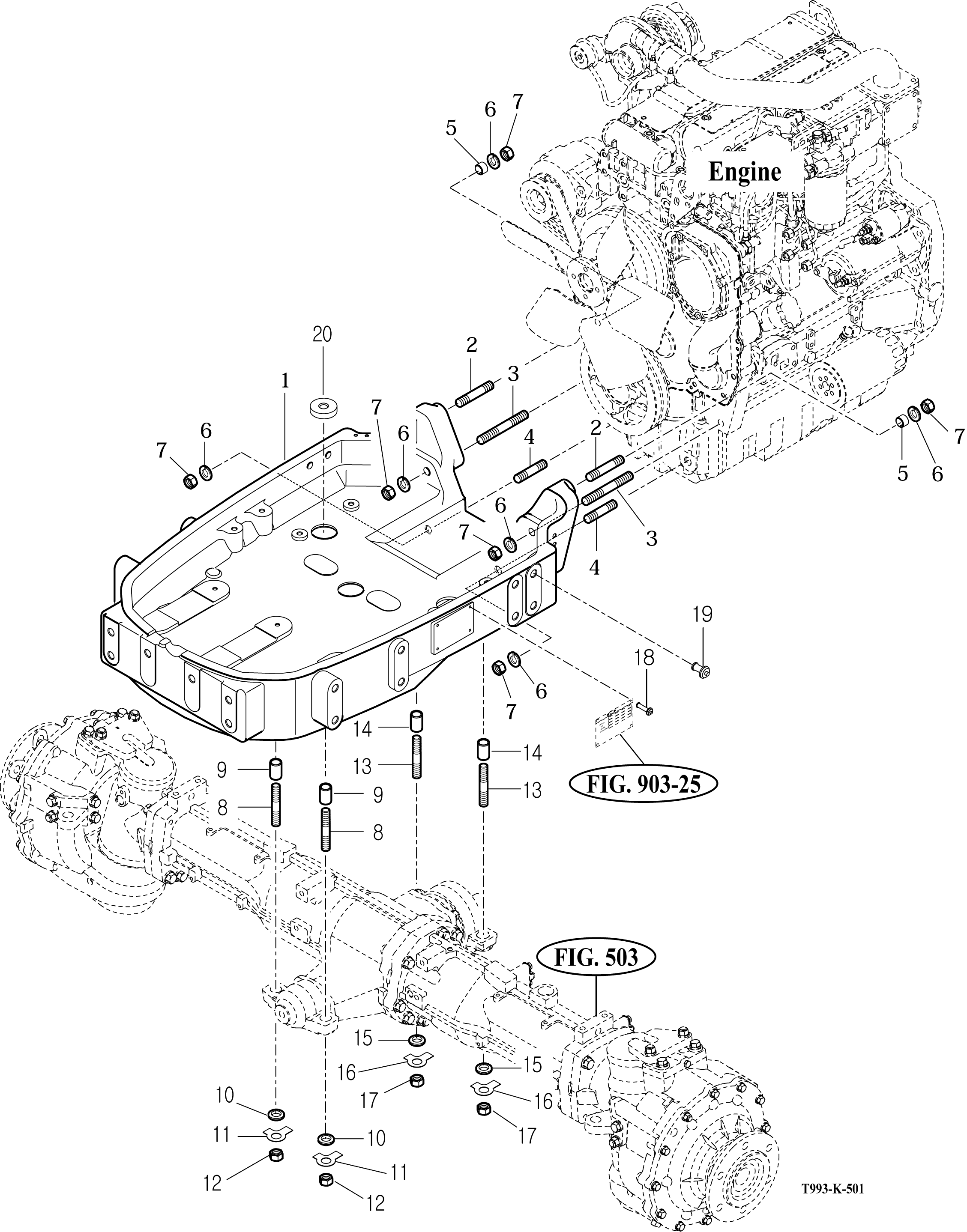 501 - FRONT AXLE SUPPORT