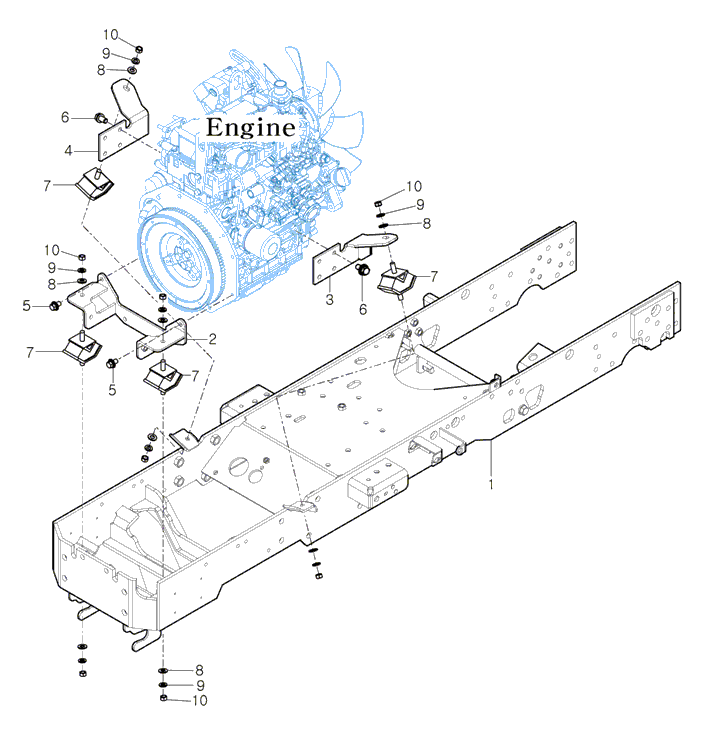 207 - ENGINE MOUNTING