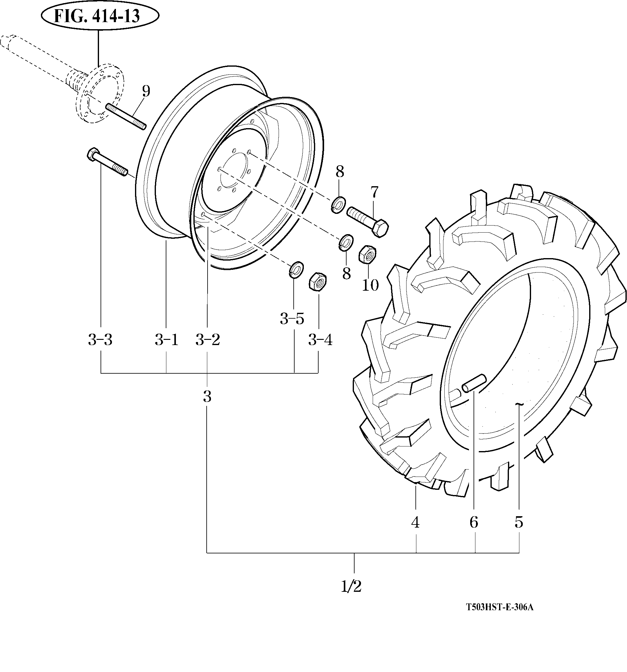 306A - REAR WHEEL