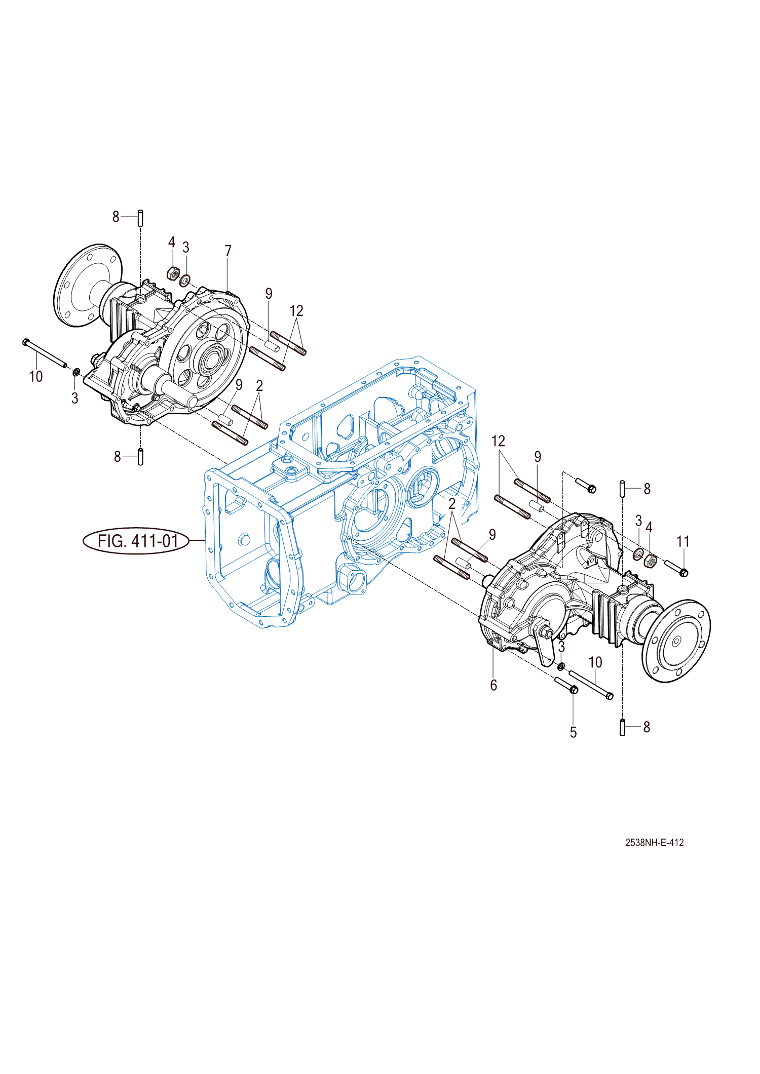 412 - REAR AXLE HOUSINGS (1)