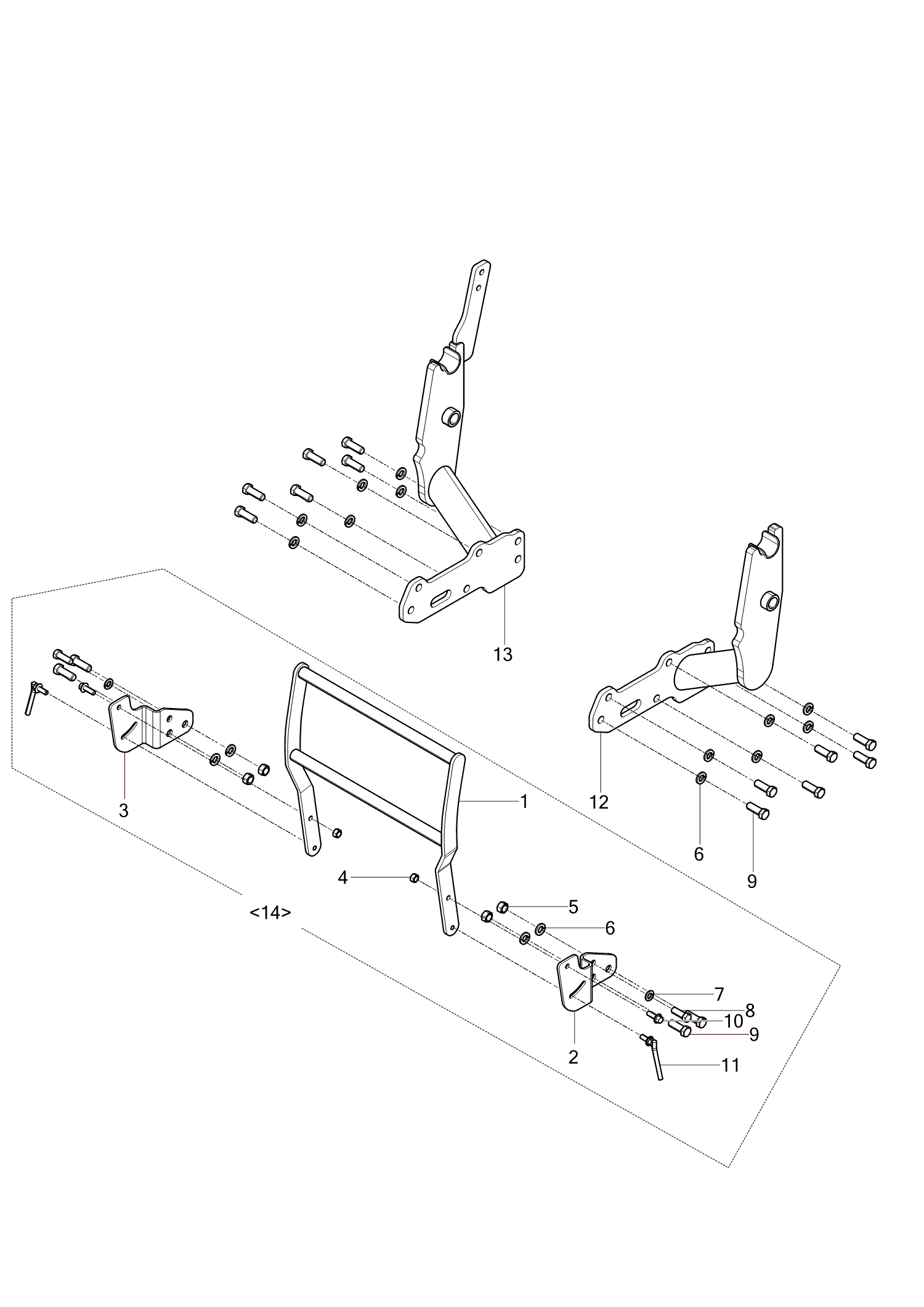 003 - MOUNTING FRAME ASSEMBLY