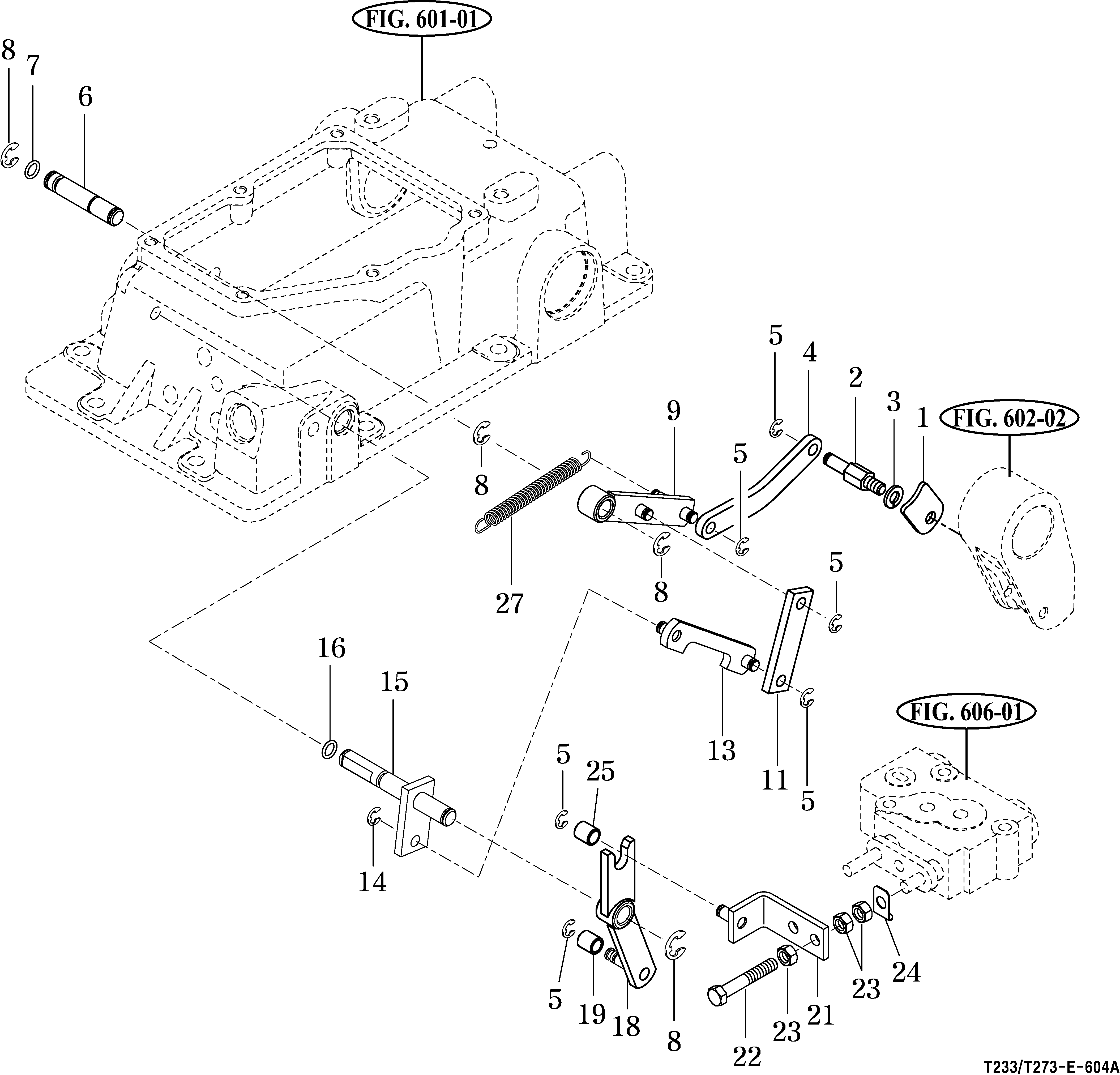 604 - CONTROL VALVE LINKAGE