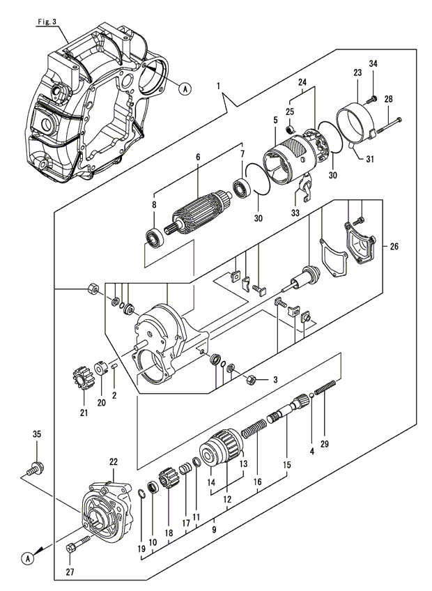 115 - STARTER MOTOR