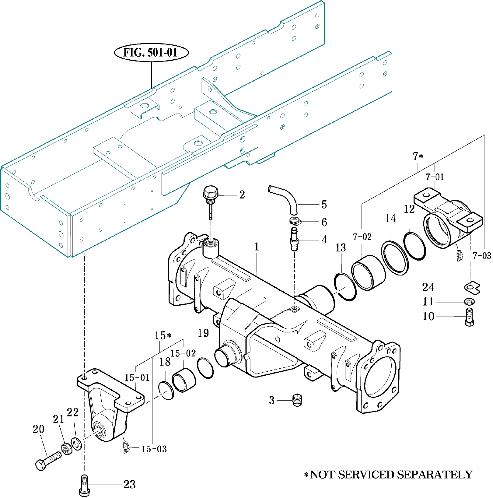 503 - FRONT AXLE HOUSING