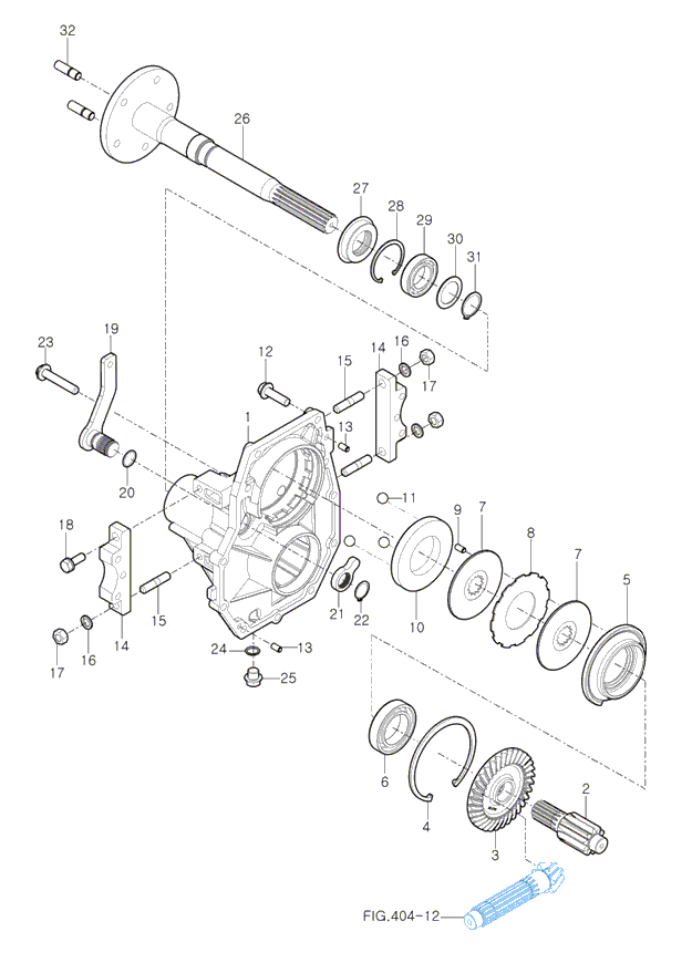 410 - REAR AXLE HOUSING