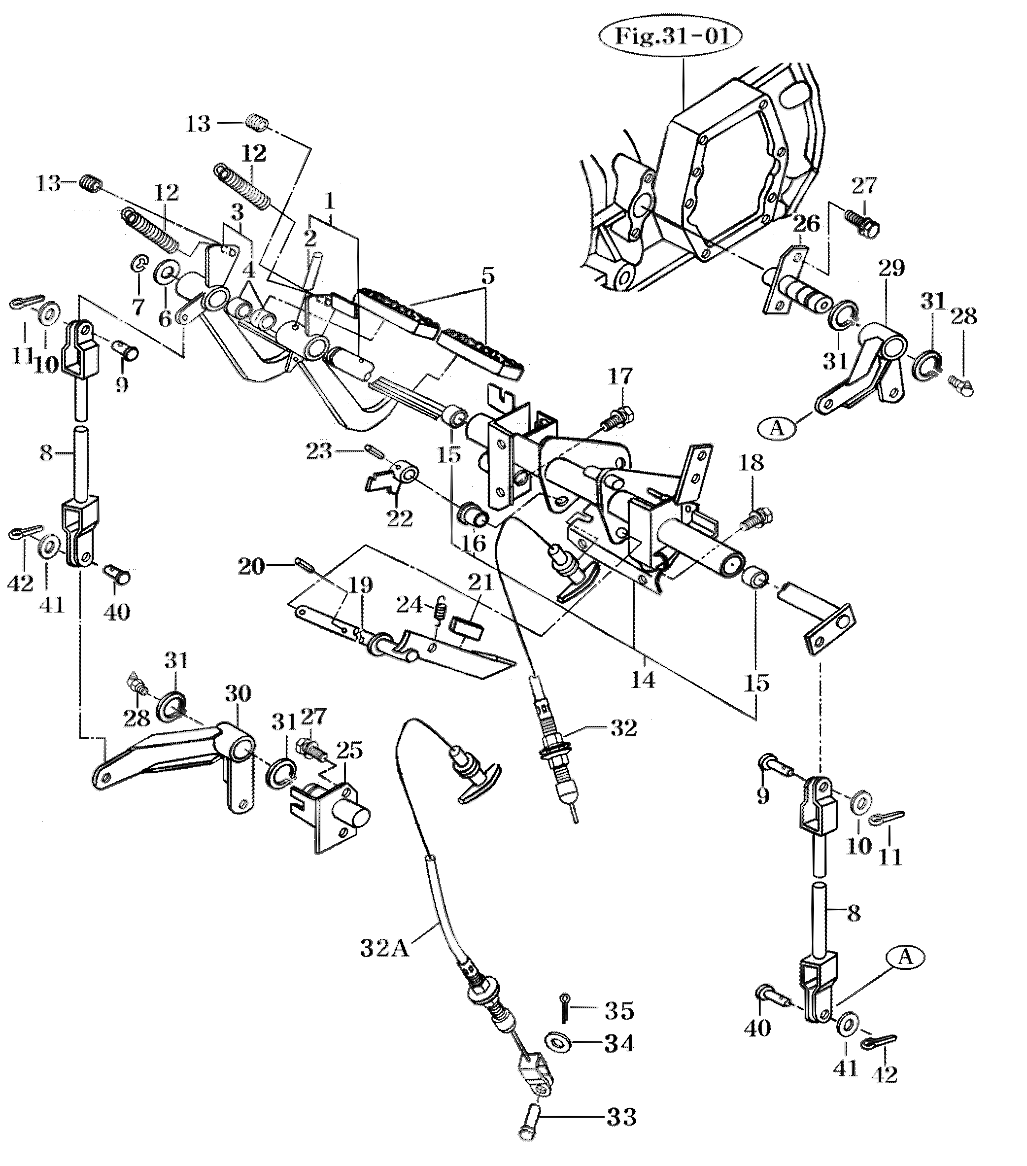057 - BRAKE PEDAL & LINKAGE