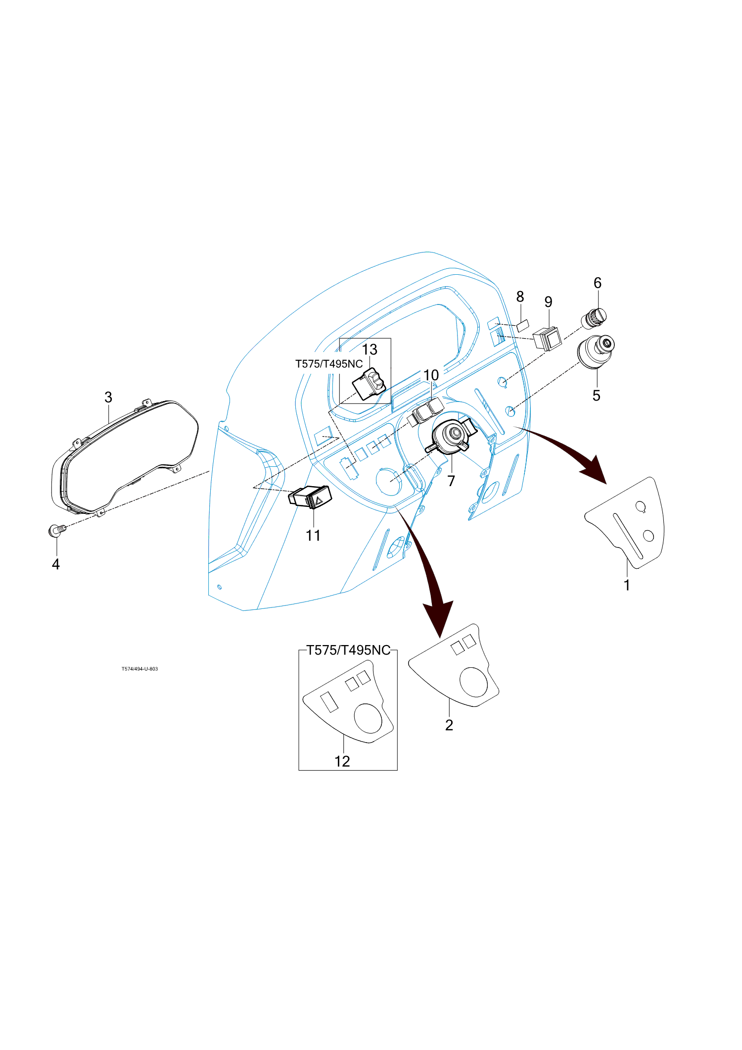 803 - INSTRUMENT PANEL 803 - INSTRUMENT PANEL