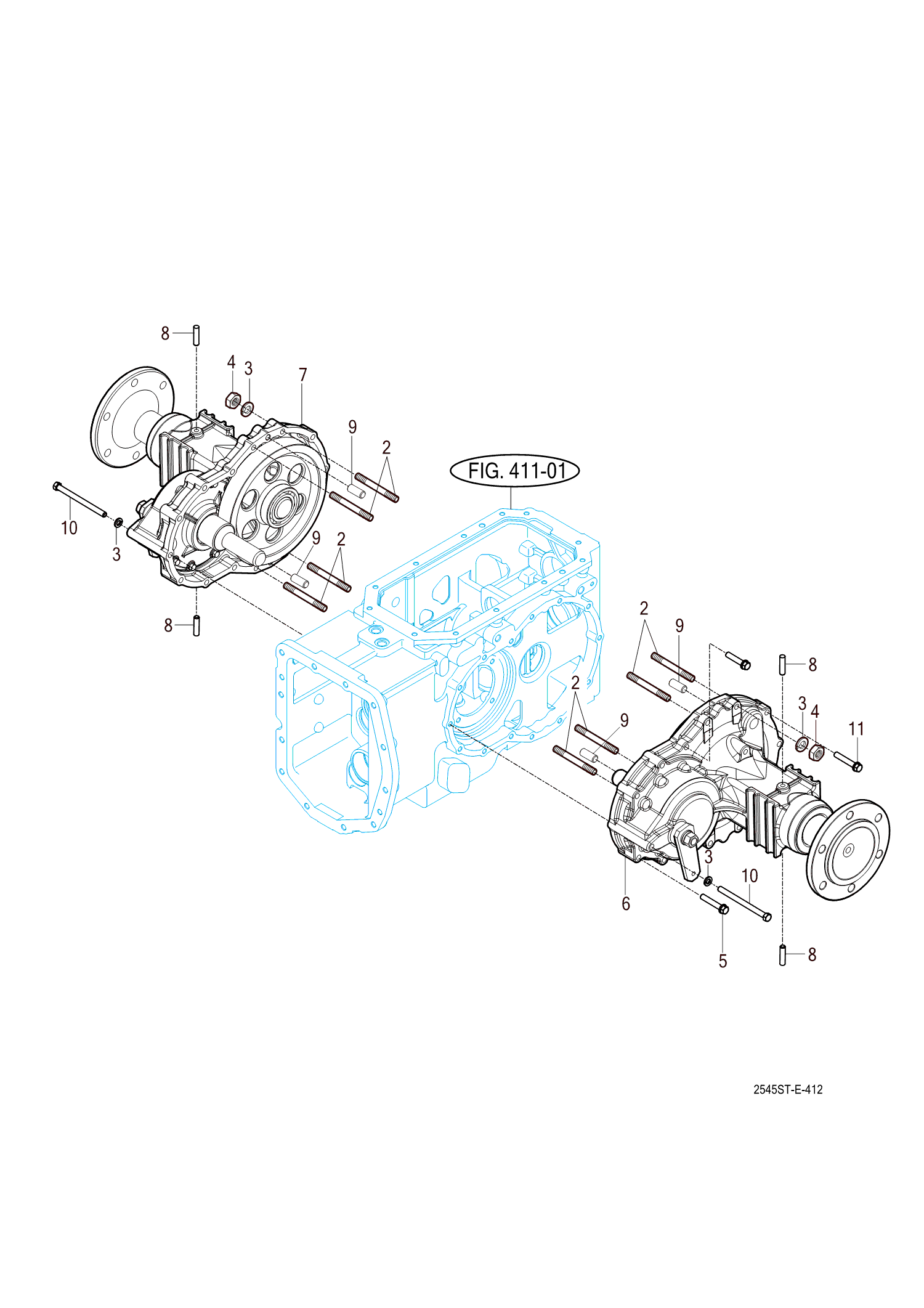 412 - REAR AXLE HOUSINGS (1)