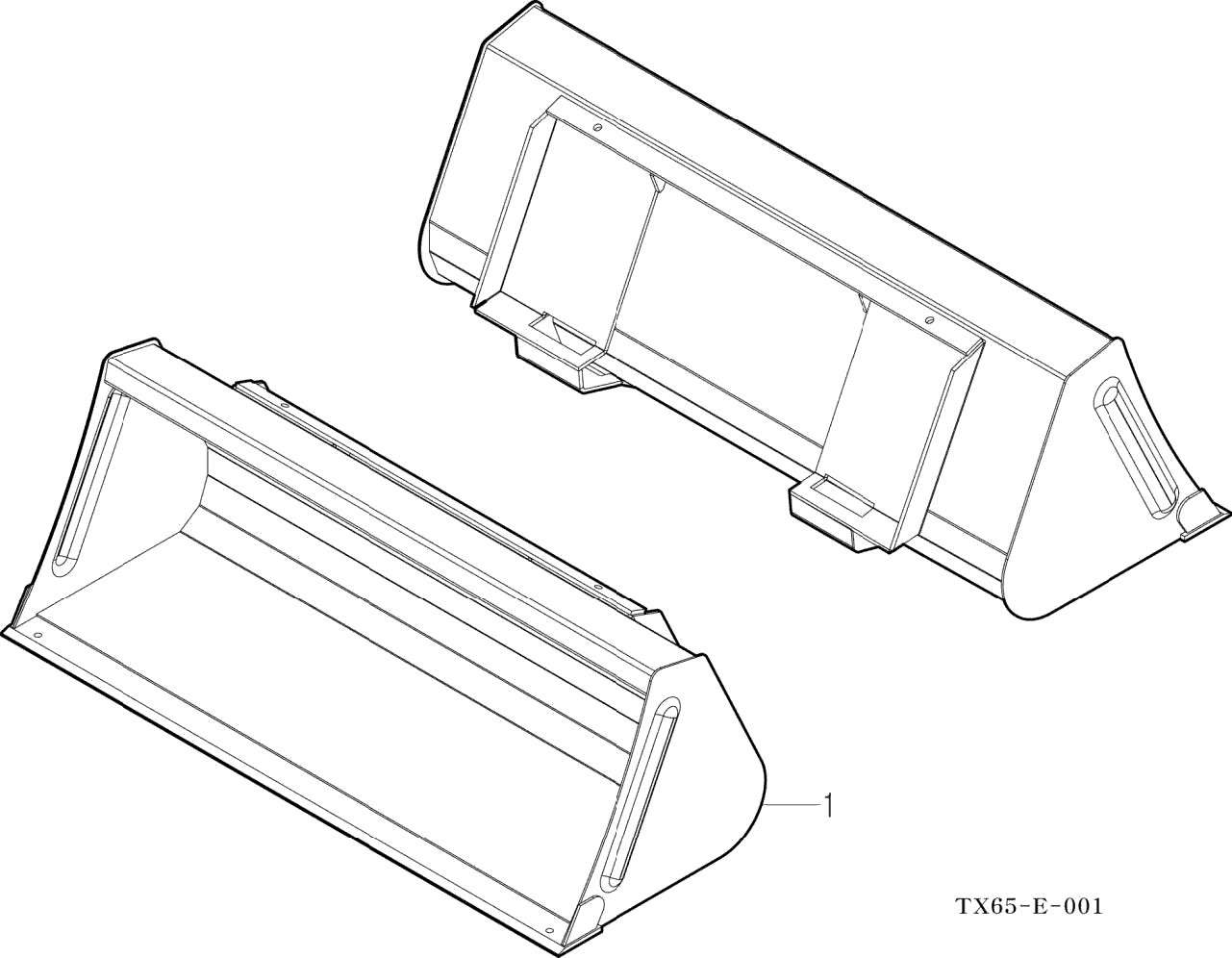 001 - BUCKET (BOBCAT TYPE)