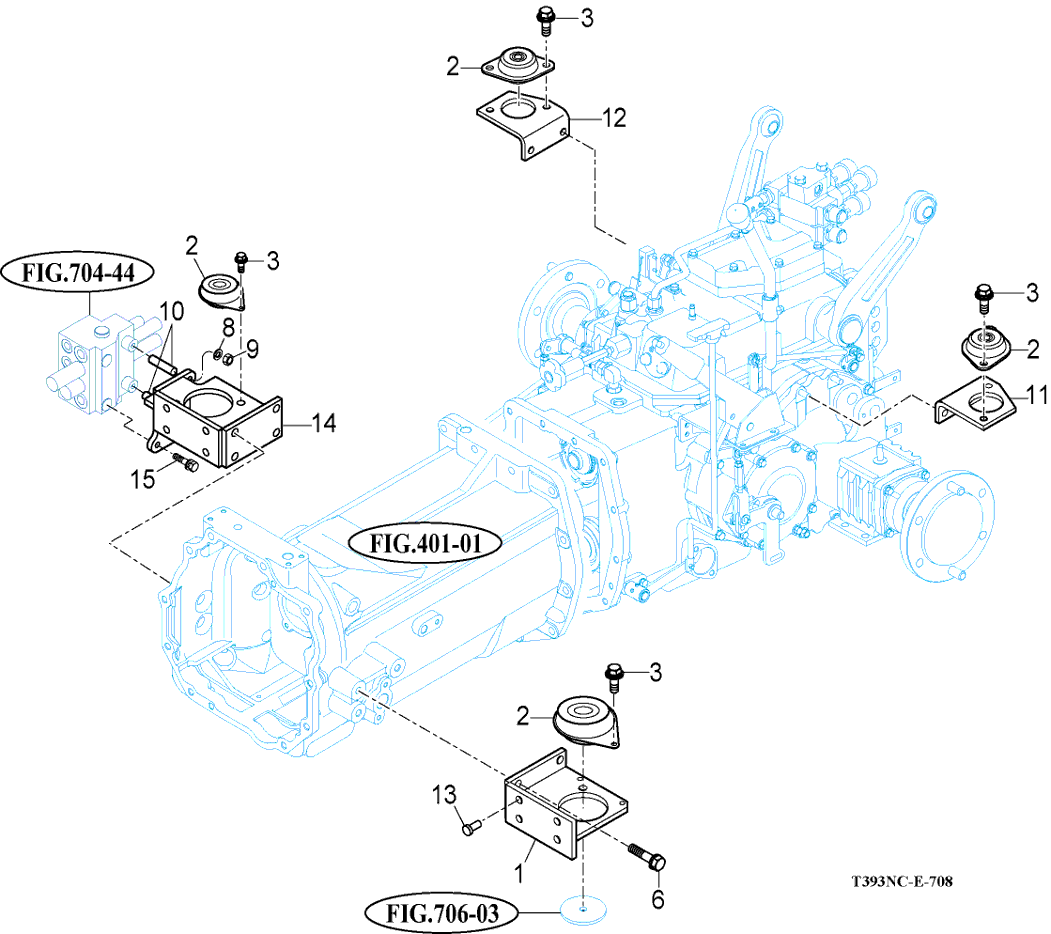 708 - FRONT & REAR MOUNTING