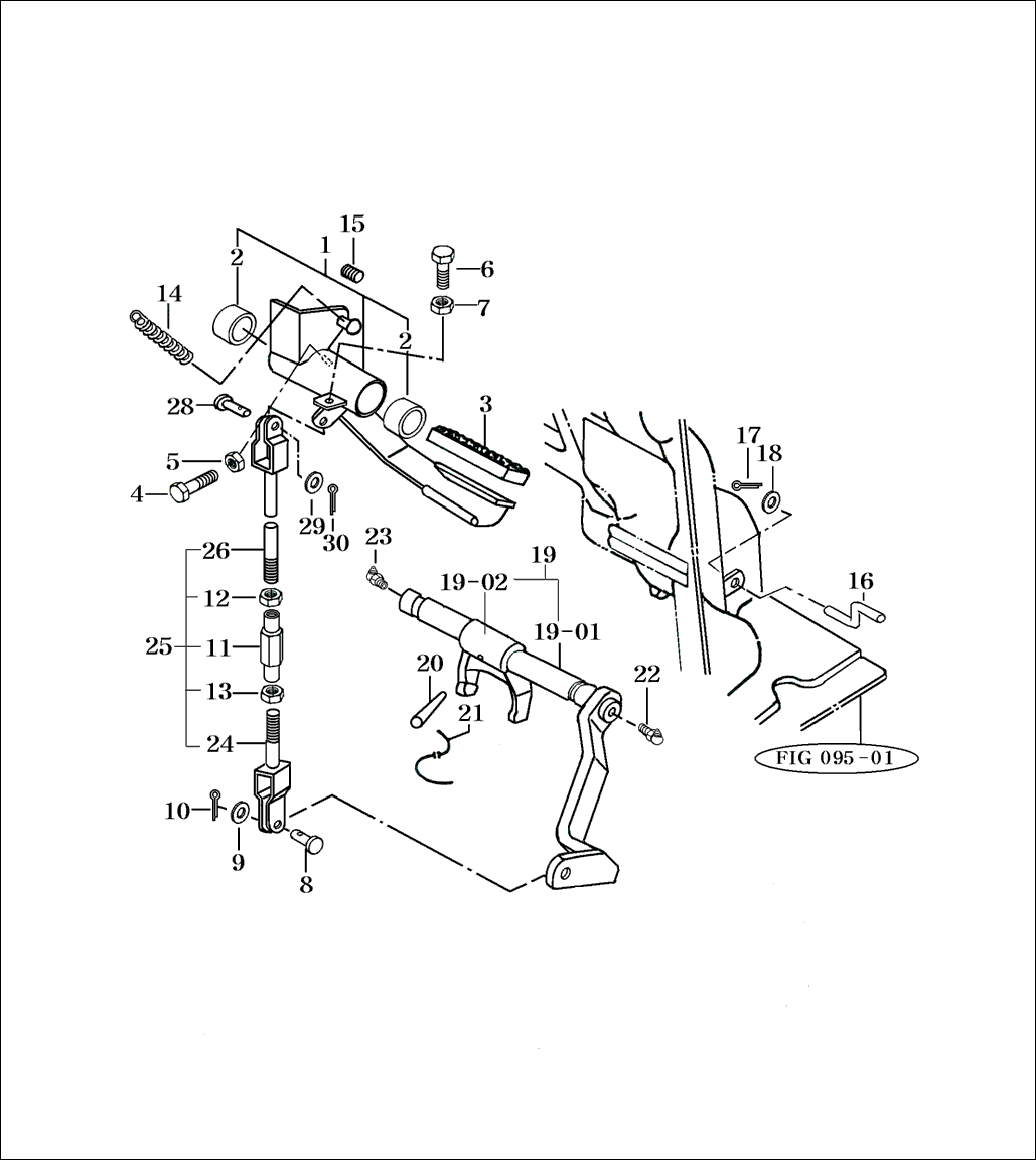030 - CLUTCH PEDAL