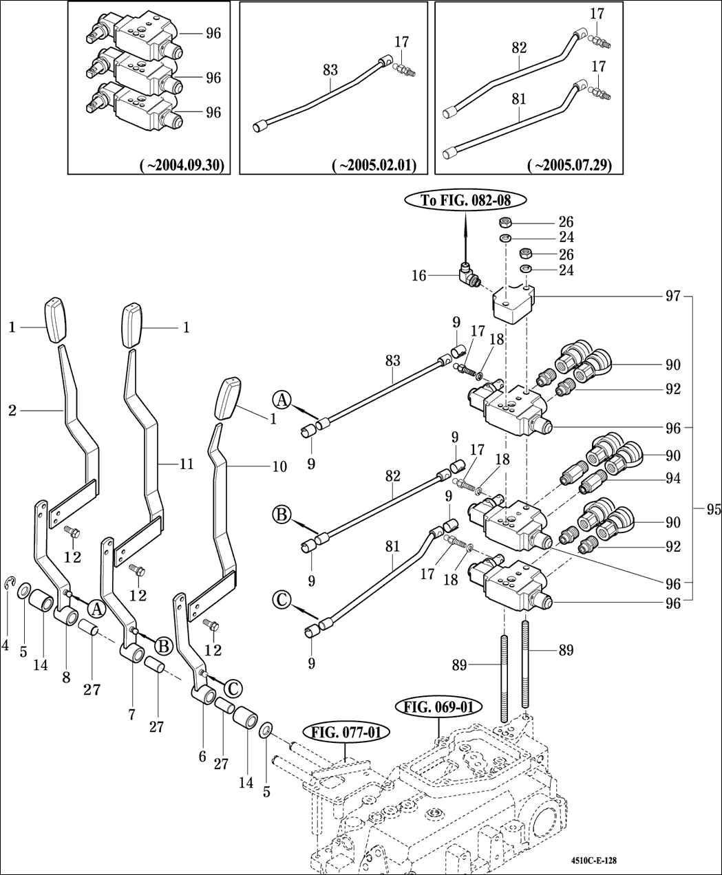 128 - EXTERNAL HYDRAULIC VALVE