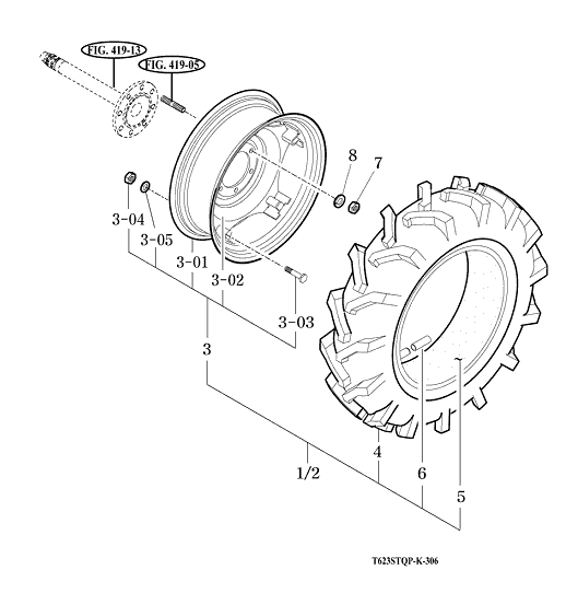 306 - REAR WHEEL