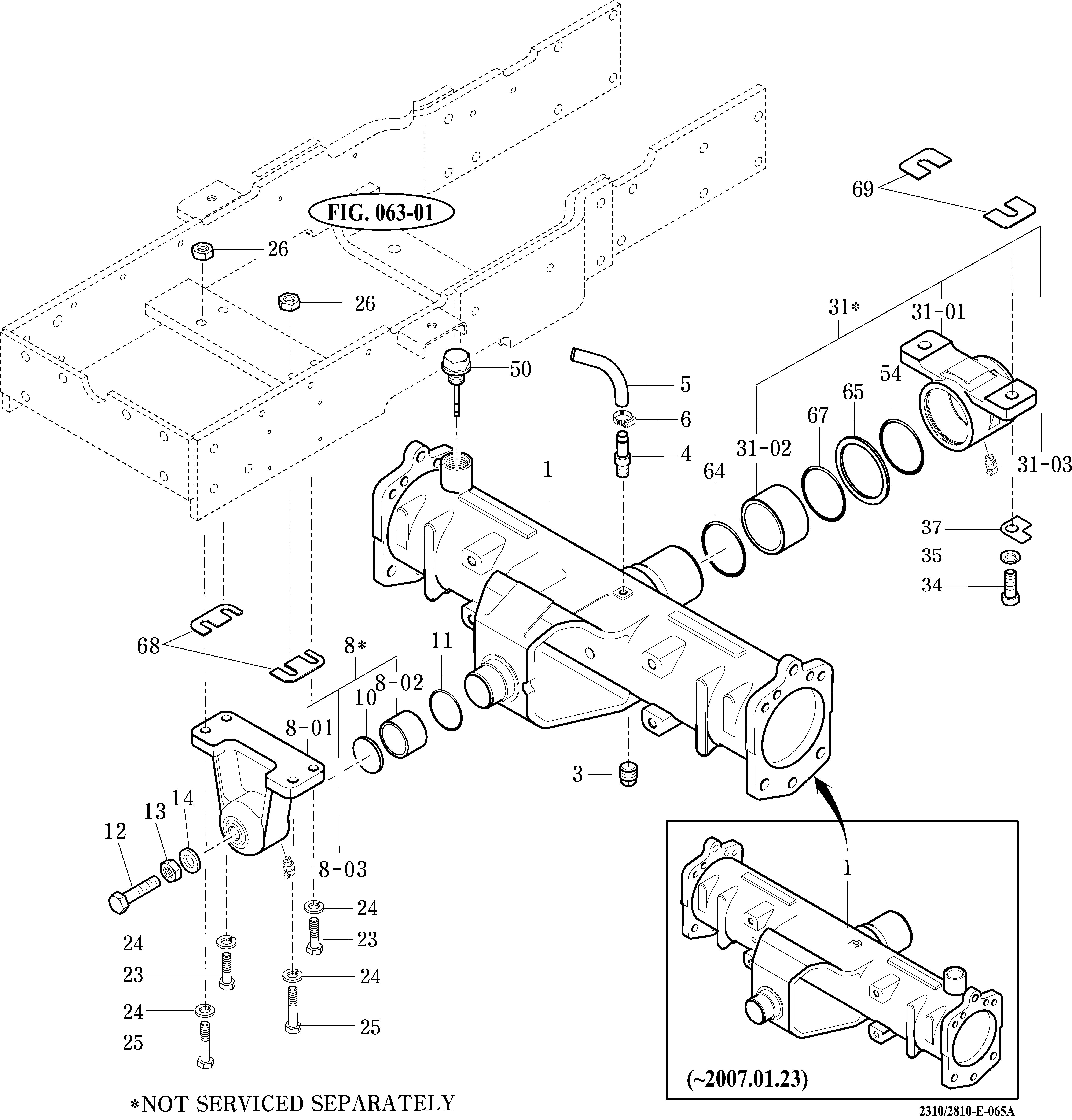 065 - FRONT AXLE HOUSING