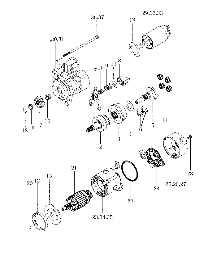 144 - STARTER MOTOR