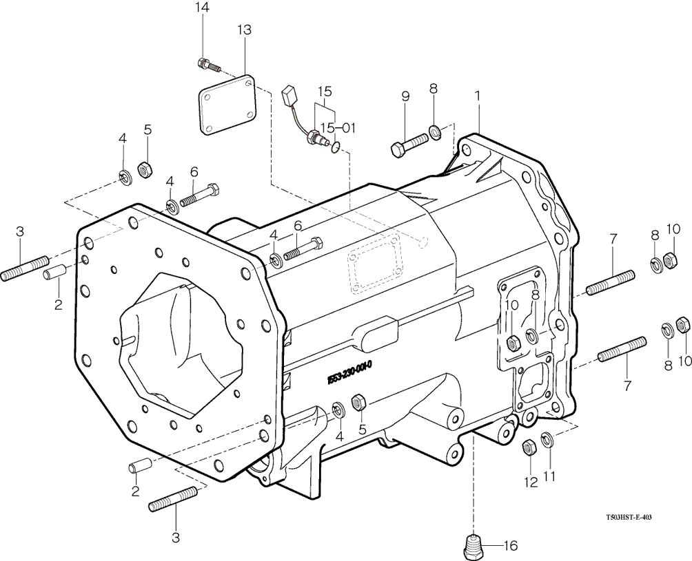 403 - MID TRANSMISSION CASE