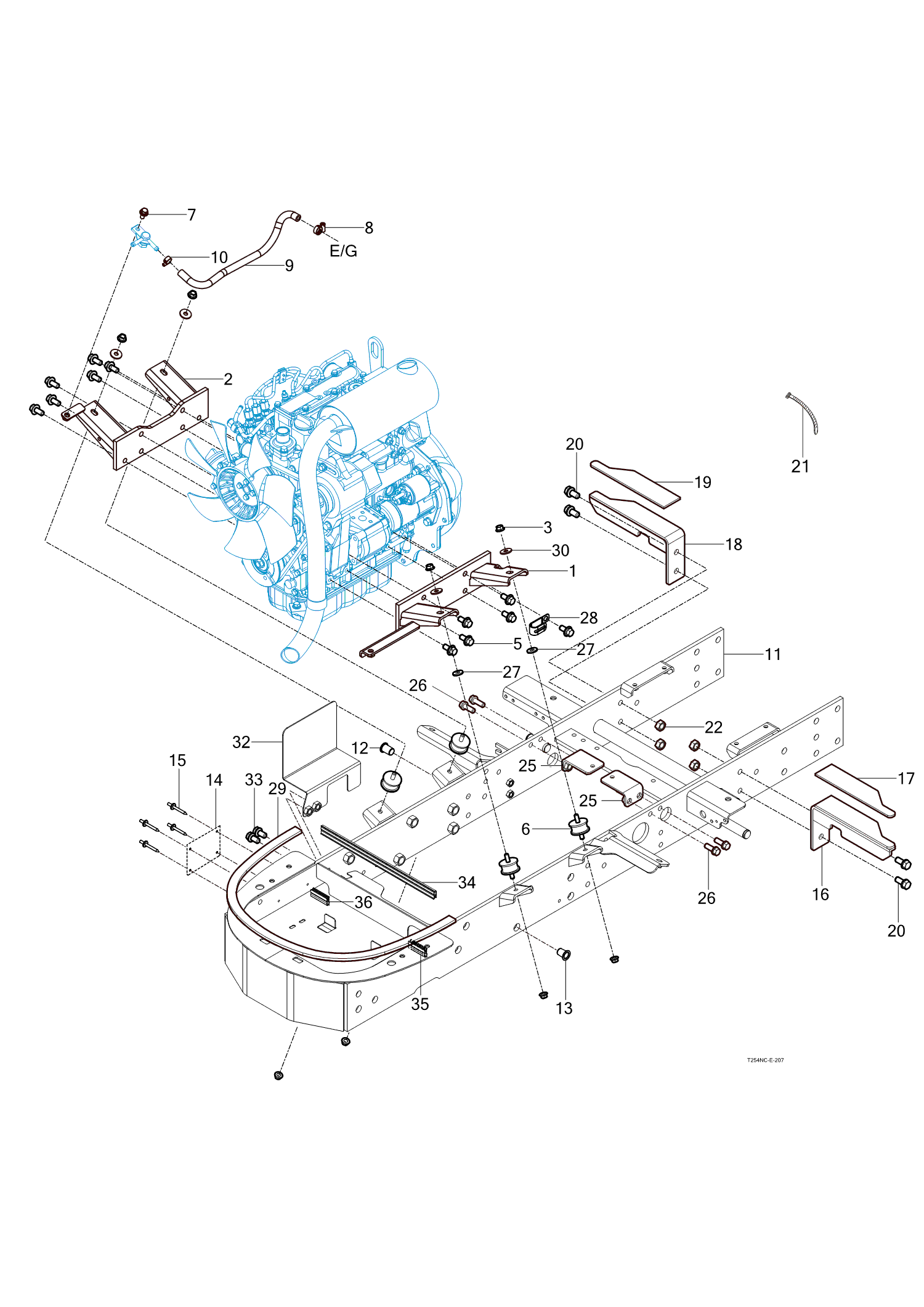 207 - ENGINE MOUNTING (2021-12-20 ~)