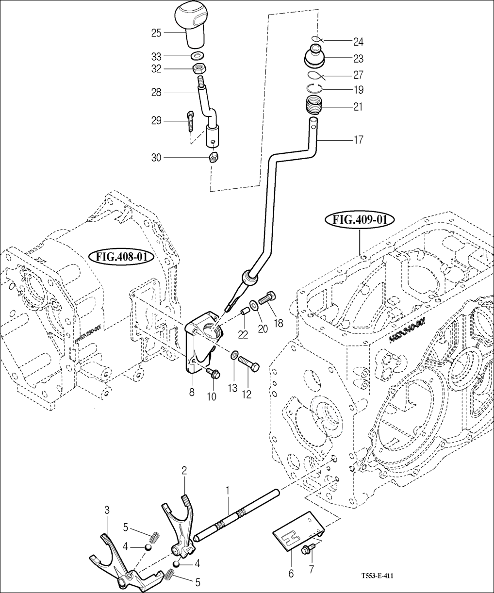 411 - SUB CHANGE SHIFTER