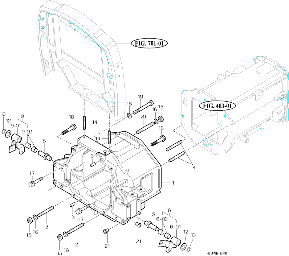 401 - FRONT TRANSMISSION CASE