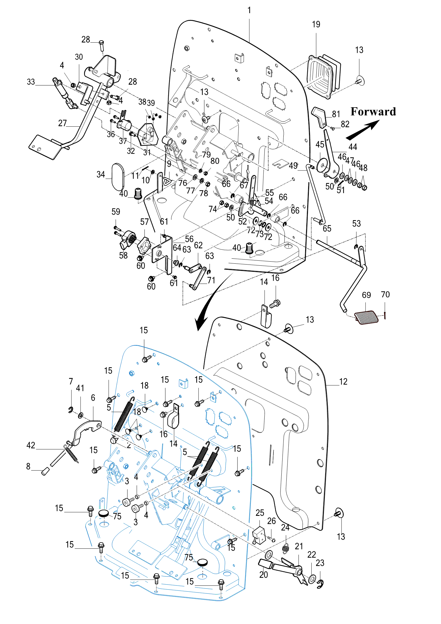 302 - CLUTCH PEDAL