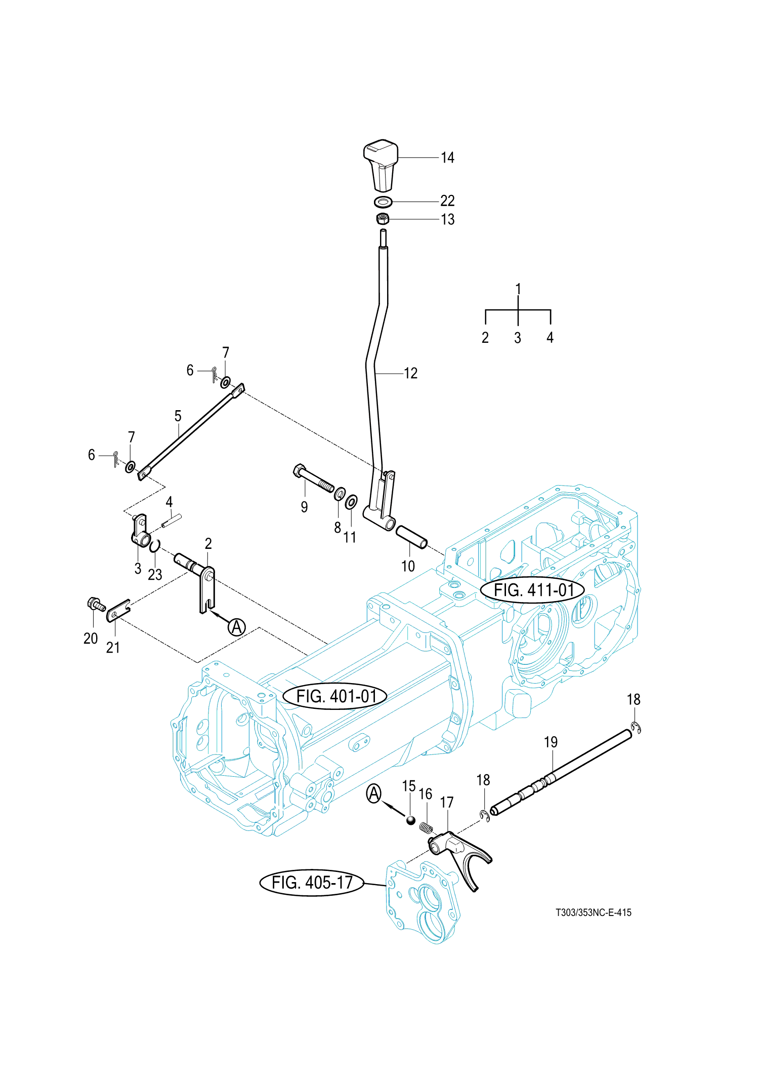415 - SUB CHANGE LEVER