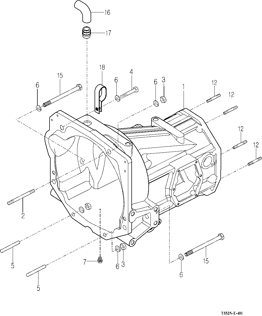 401 - TRANSMISSION FRONT CASE