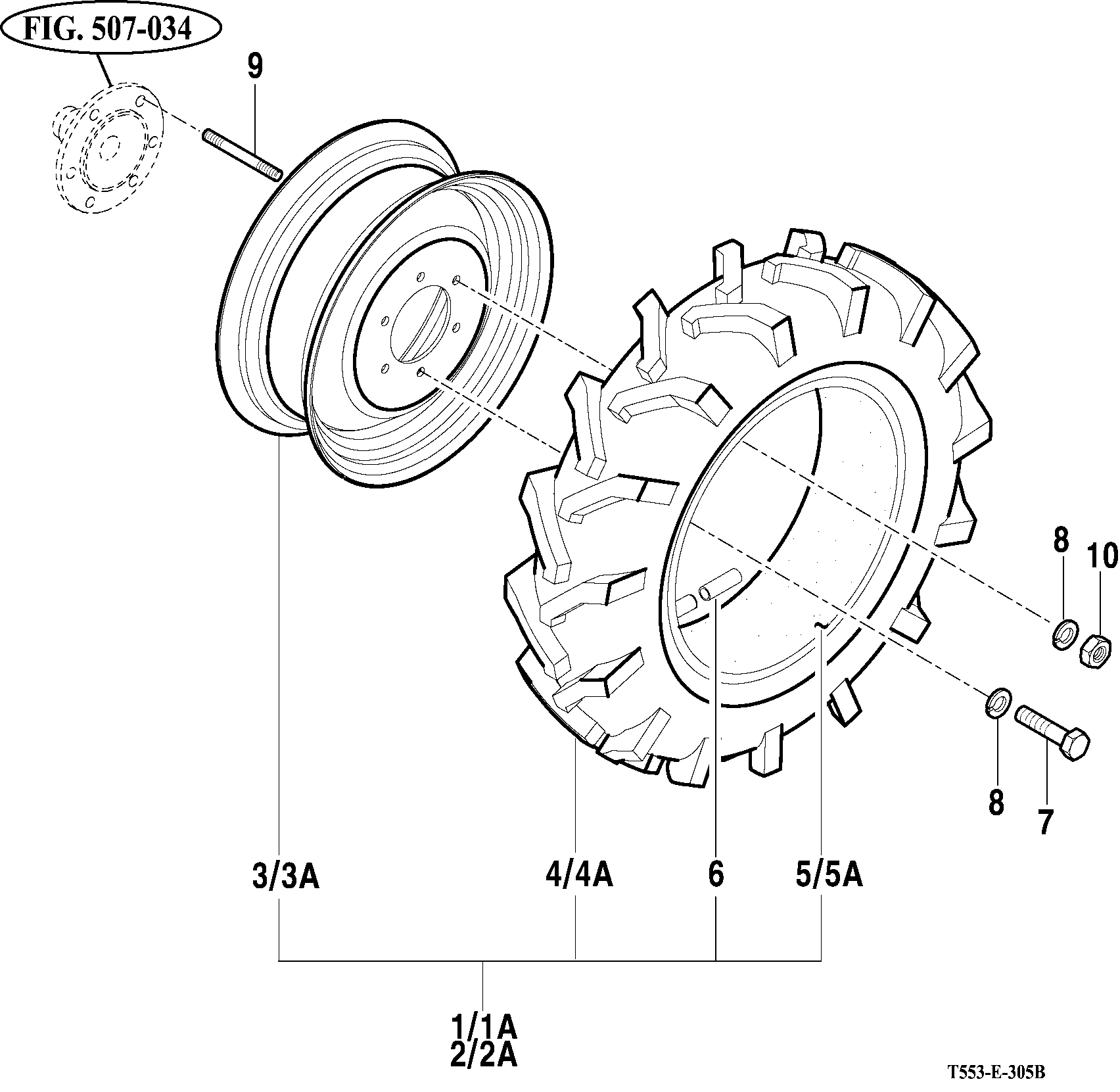 305B - FRONT WHEEL