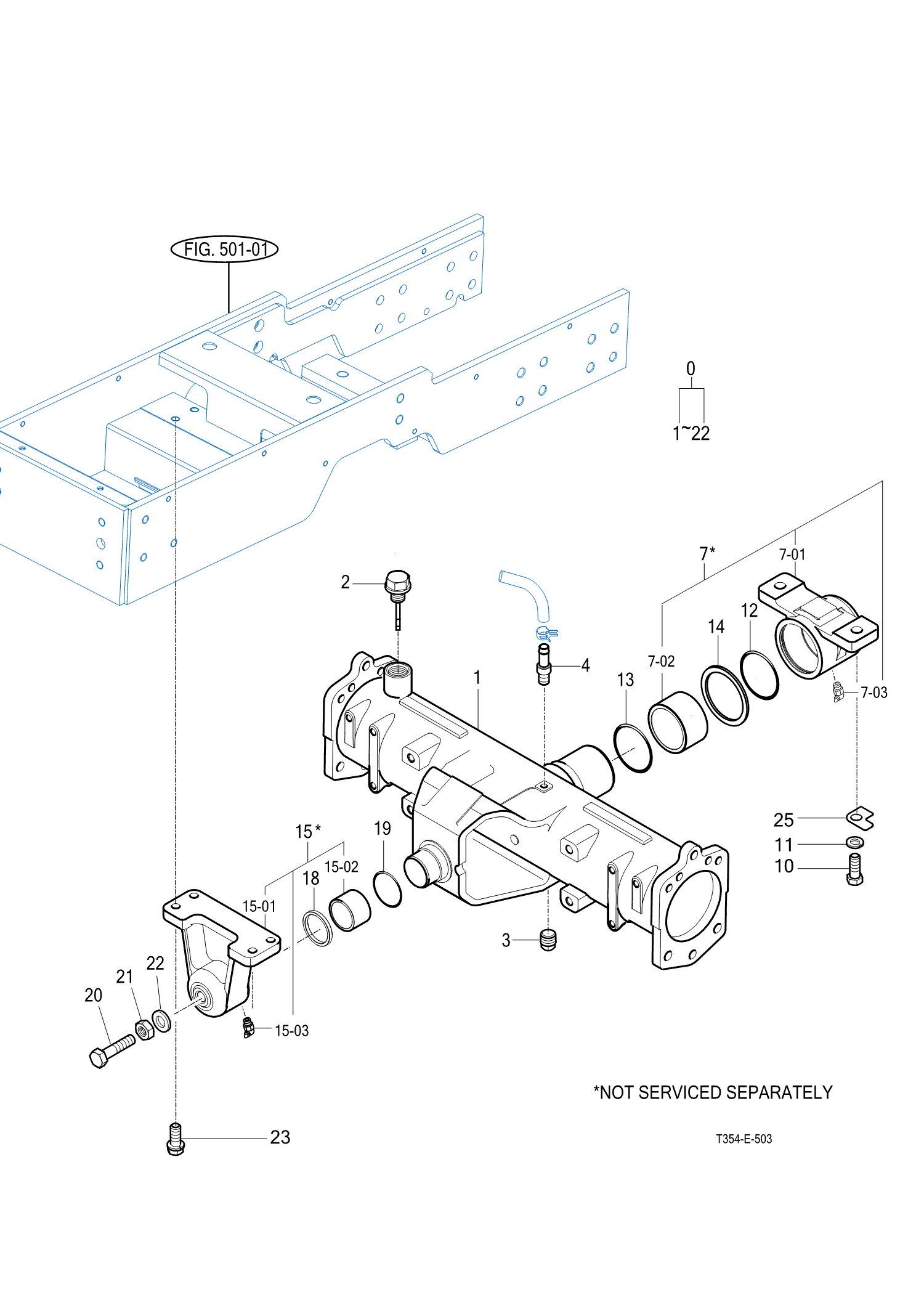 503 - FRONT AXLE HOUSING